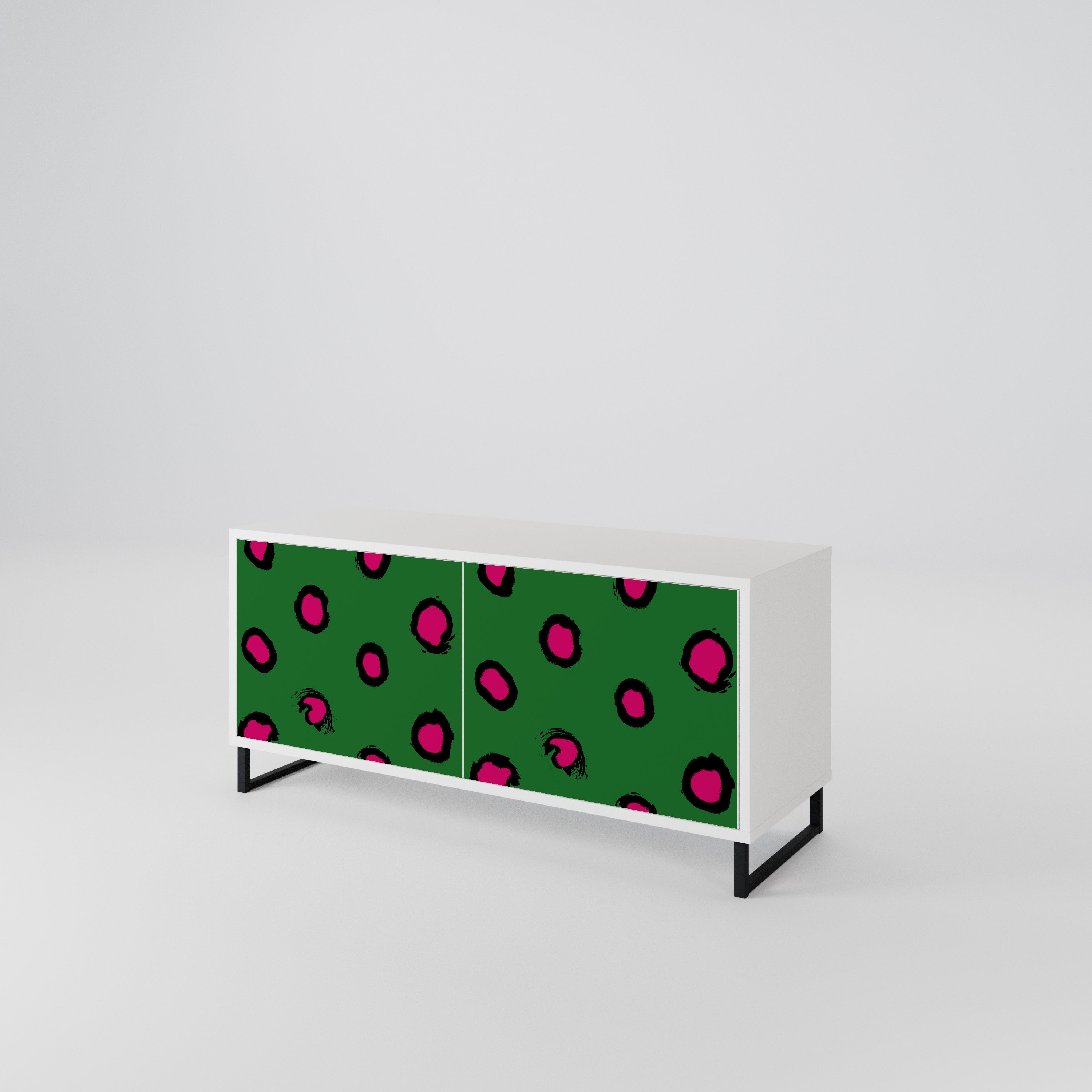 FUNKY SPOTS Kompaktowa szafka RTV 2-drzwiowa