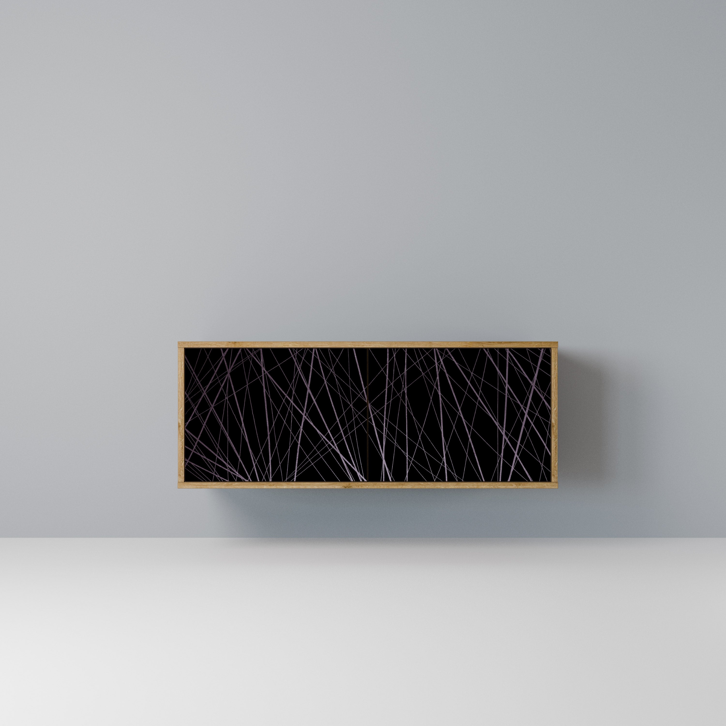 SHIMMER SPIDERGRAM Kompaktowa szafka RTV 2-drzwiowa