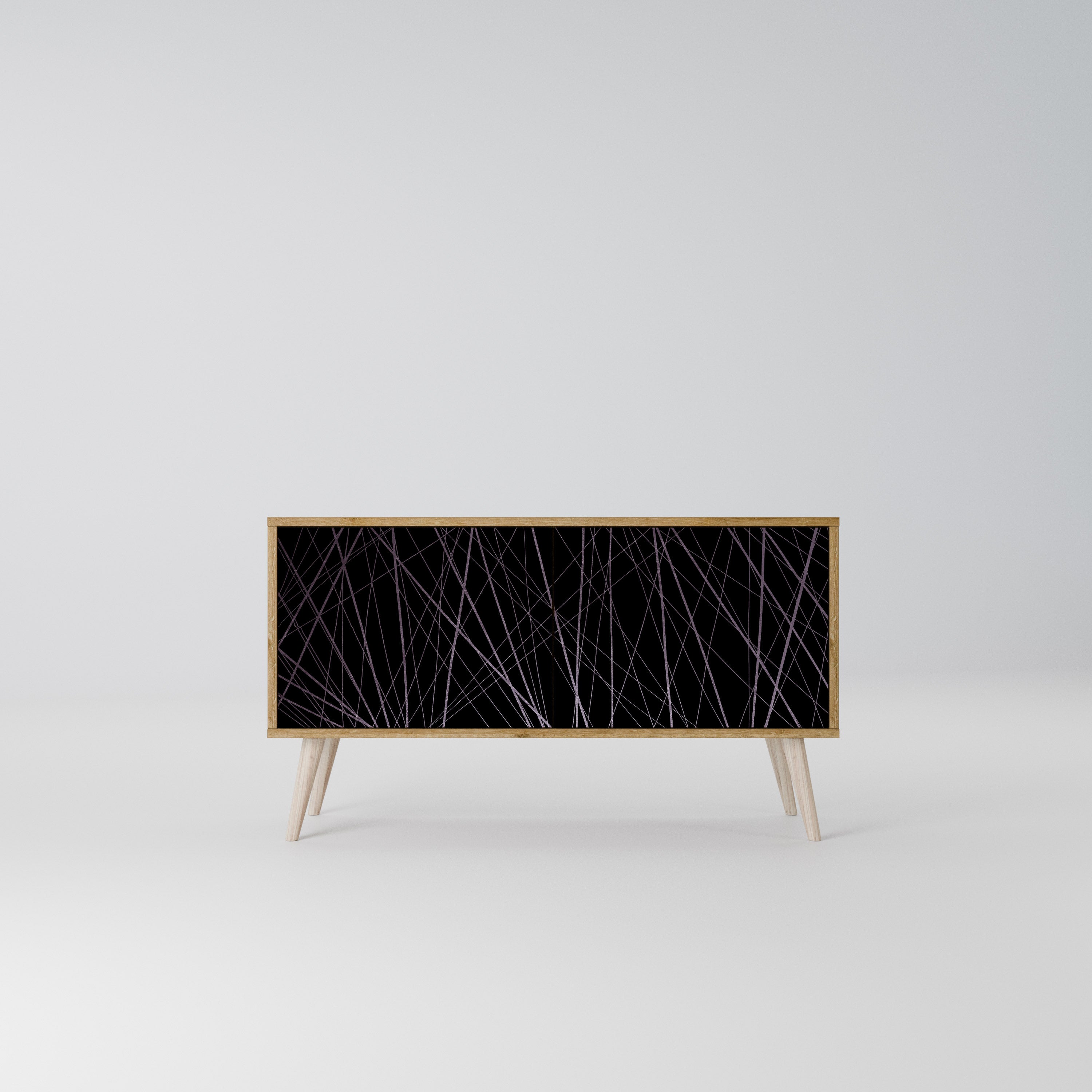 SHIMMER SPIDERGRAM Kompaktowa szafka RTV 2-drzwiowa