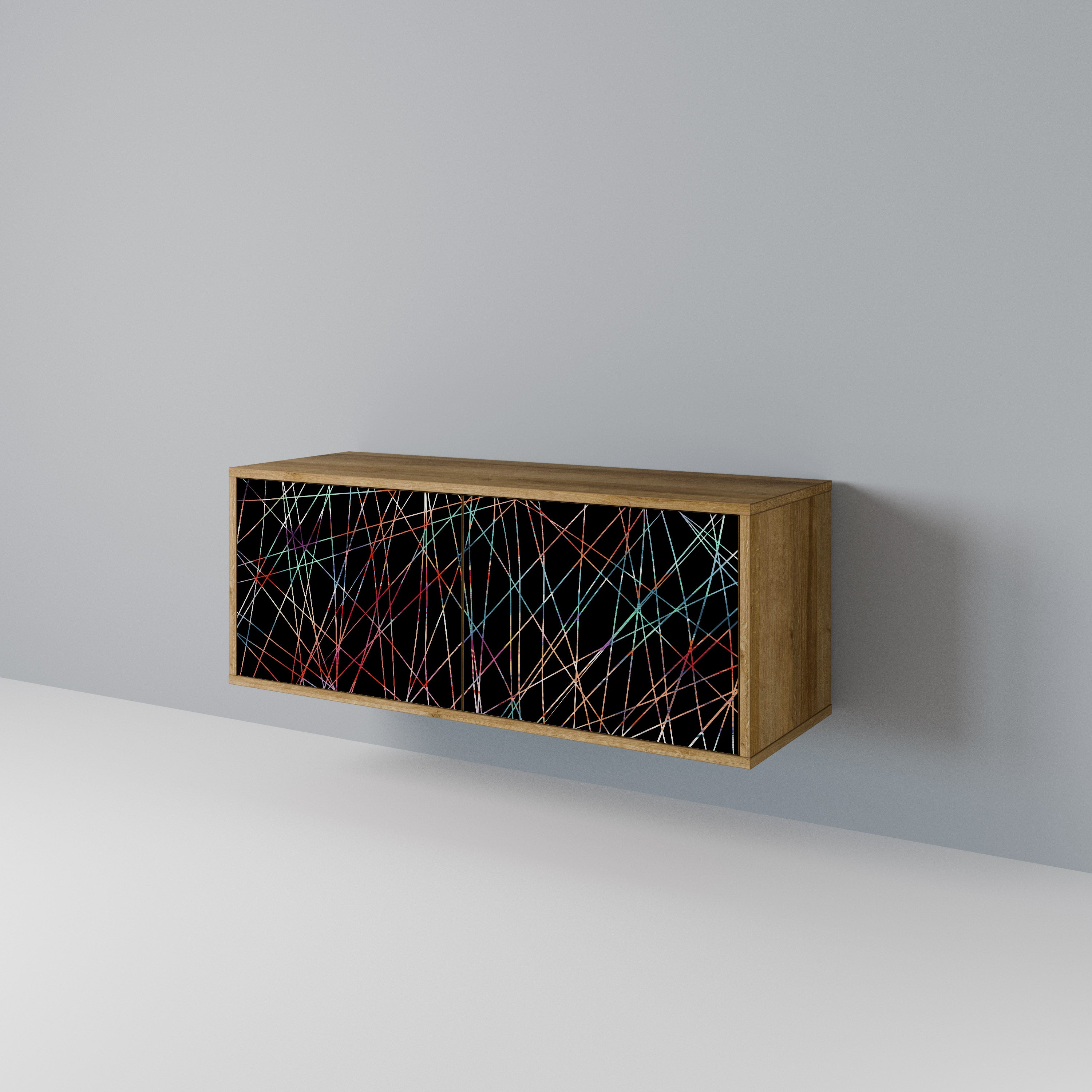 LUMINOUS SNARE Kompaktowa szafka RTV 2-drzwiowa