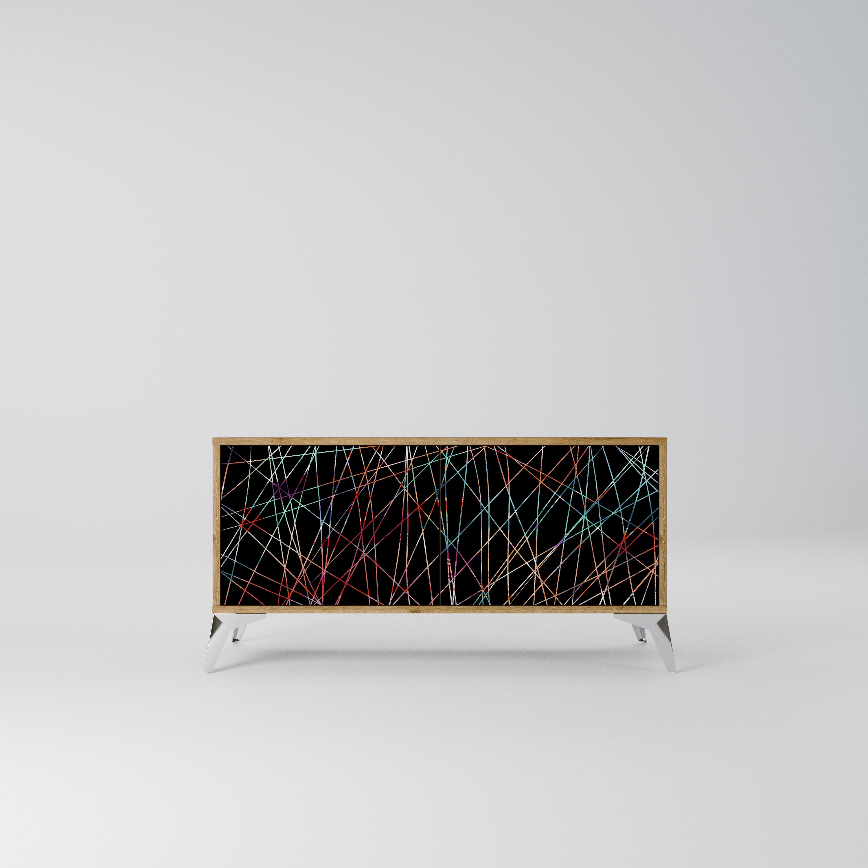 LUMINOUS SNARE Kompaktowa szafka RTV 2-drzwiowa