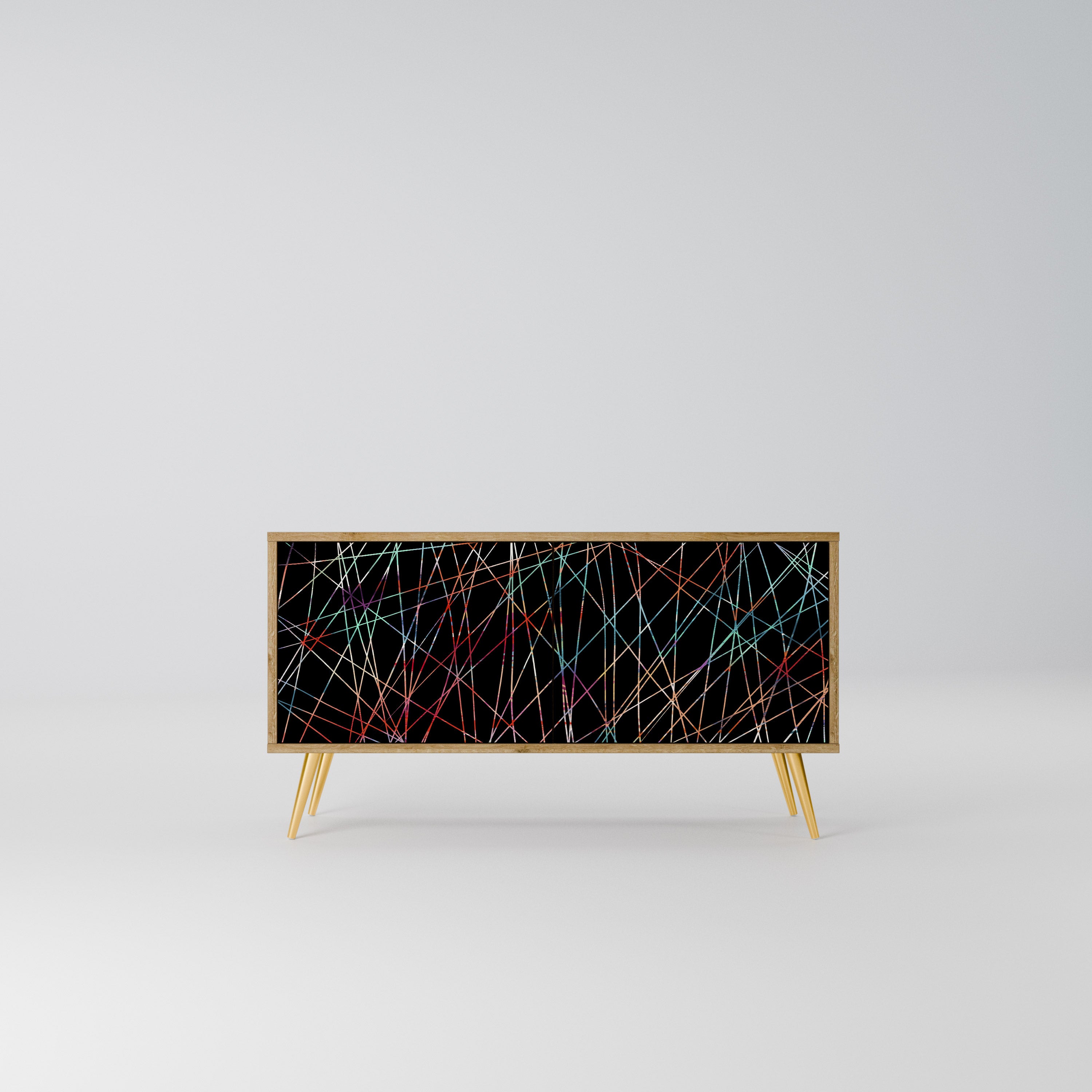LUMINOUS SNARE Kompaktowa szafka RTV 2-drzwiowa