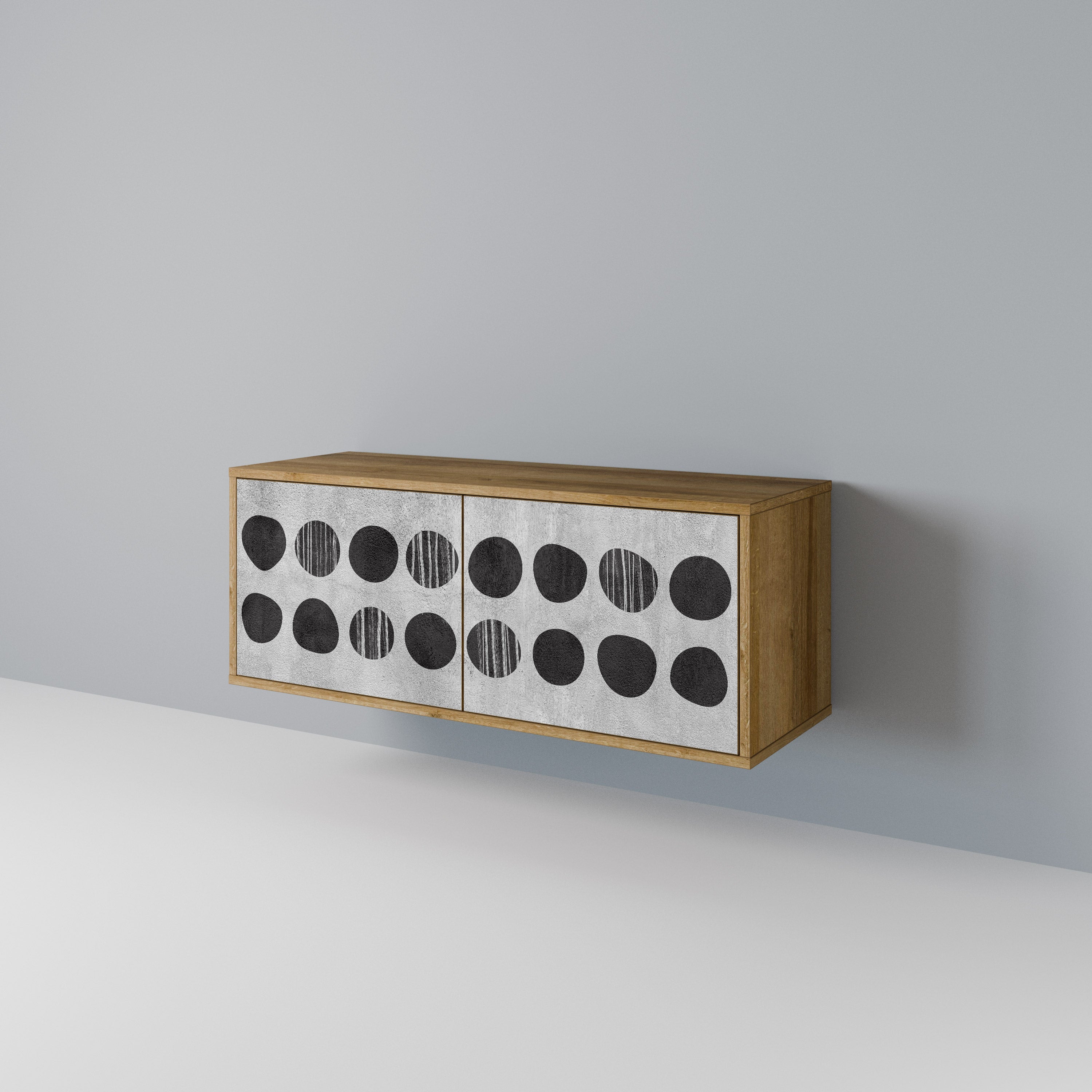 GHOSTLY GRADIENTS Kompaktowa szafka RTV 2-drzwiowa