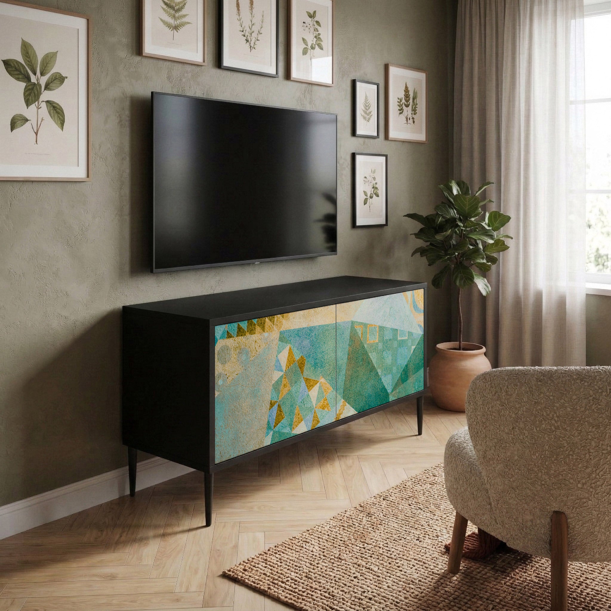 SPECTRUM SPLENDOR Kompaktowa szafka RTV 2-drzwiowa