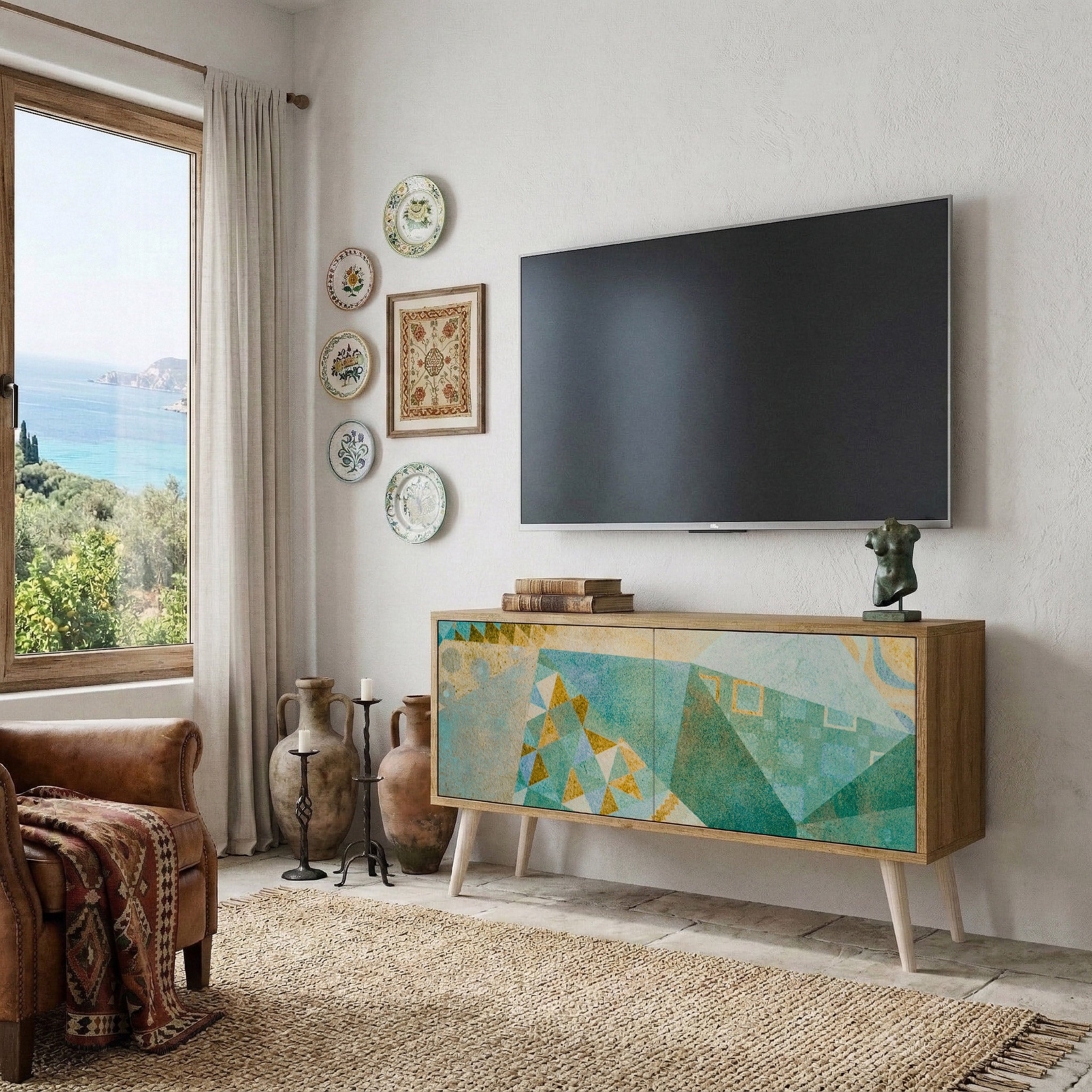 SPECTRUM SPLENDOR Kompaktowa szafka RTV 2-drzwiowa