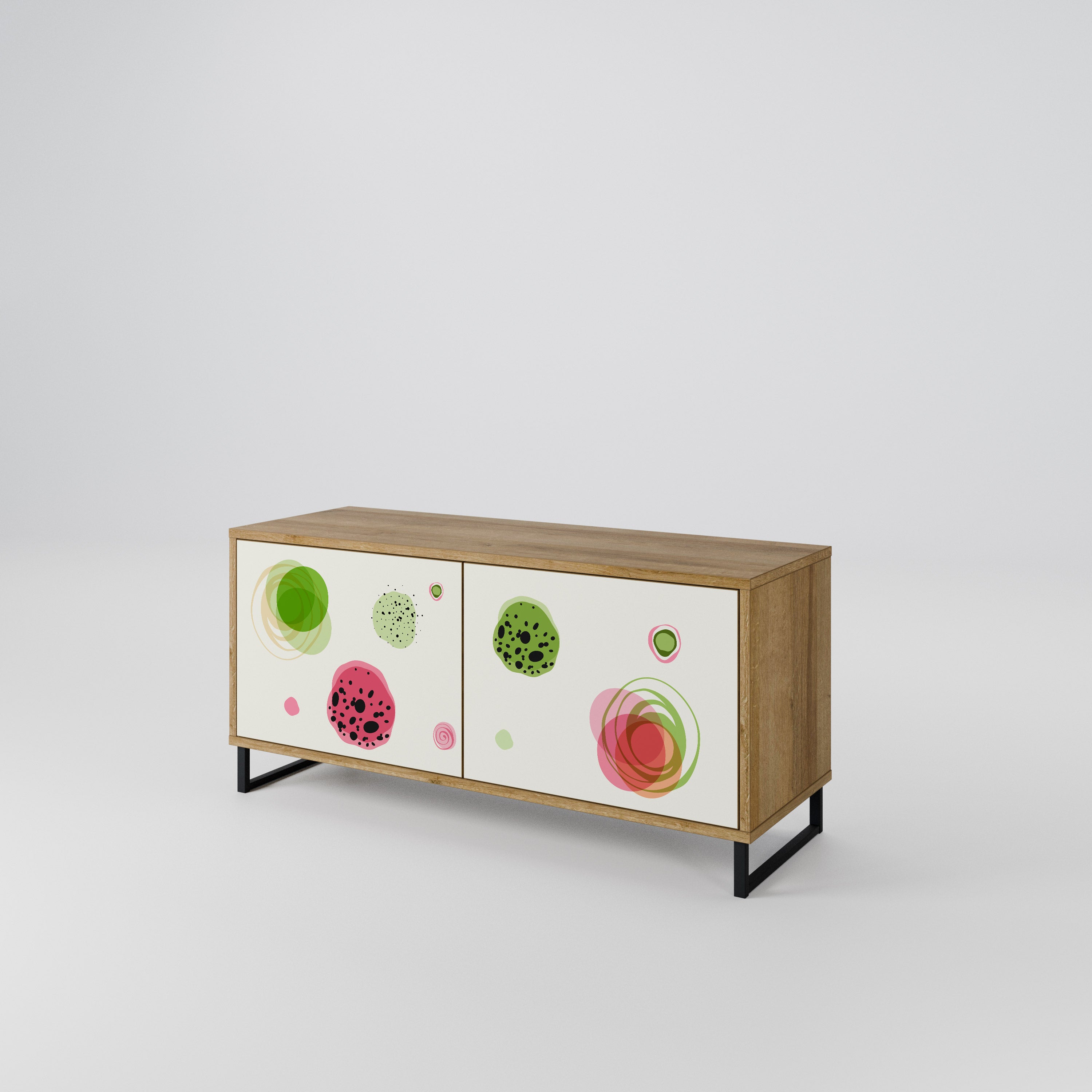 COLORFUL COSMOS Kompaktowa szafka RTV 2-drzwiowa