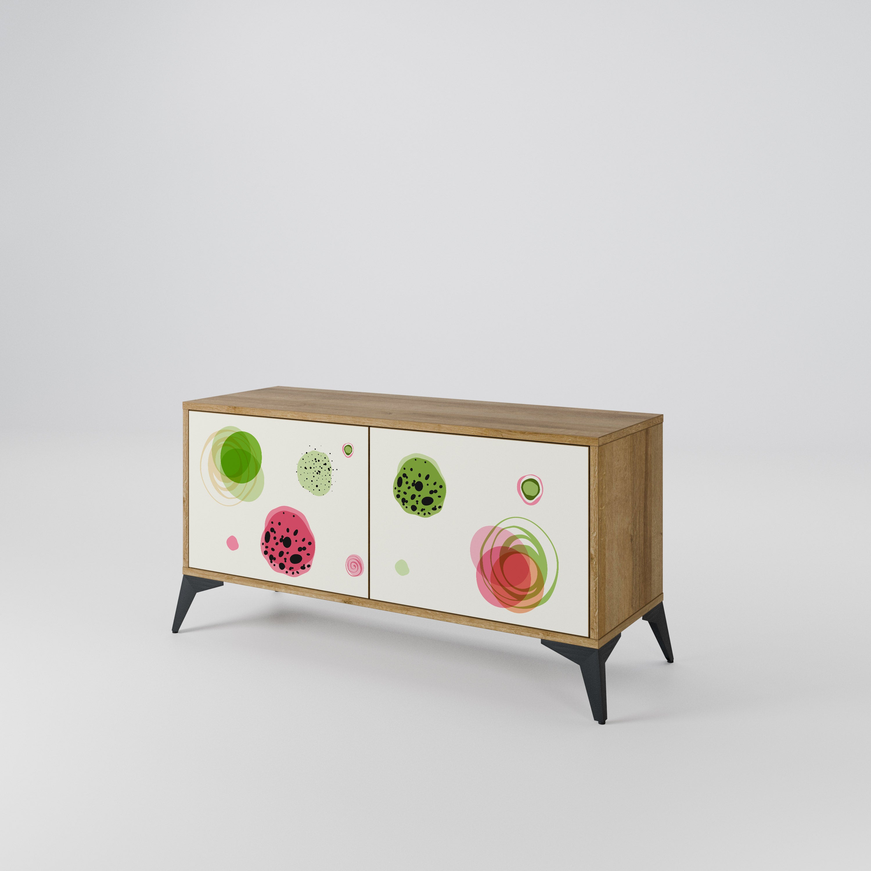 COLORFUL COSMOS Kompaktowa szafka RTV 2-drzwiowa
