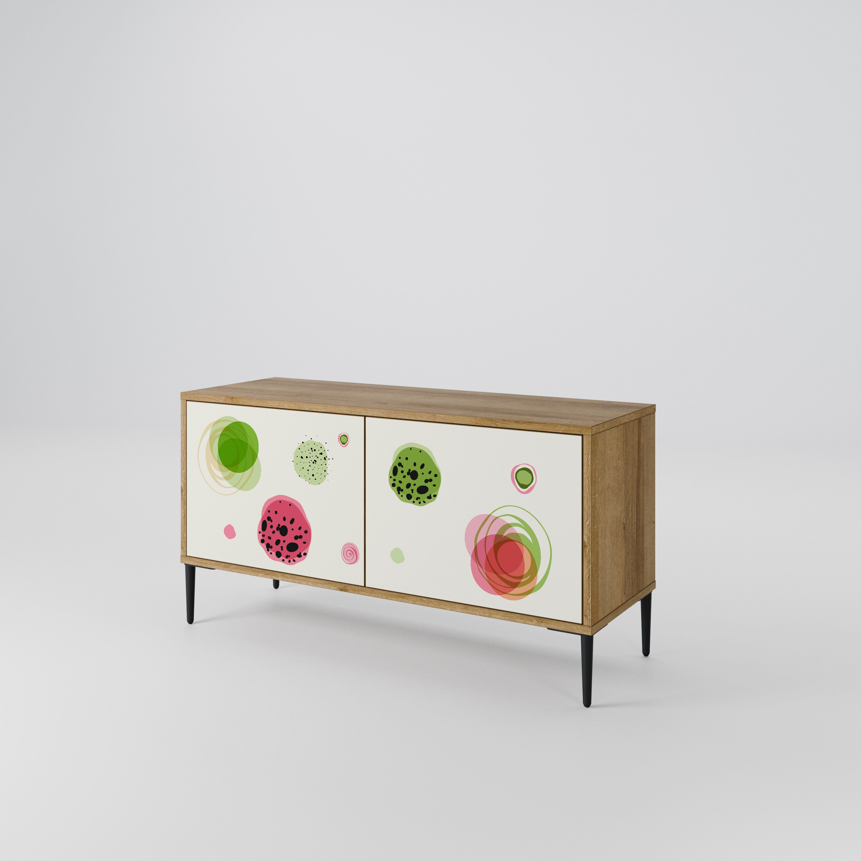 COLORFUL COSMOS Kompaktowa szafka RTV 2-drzwiowa