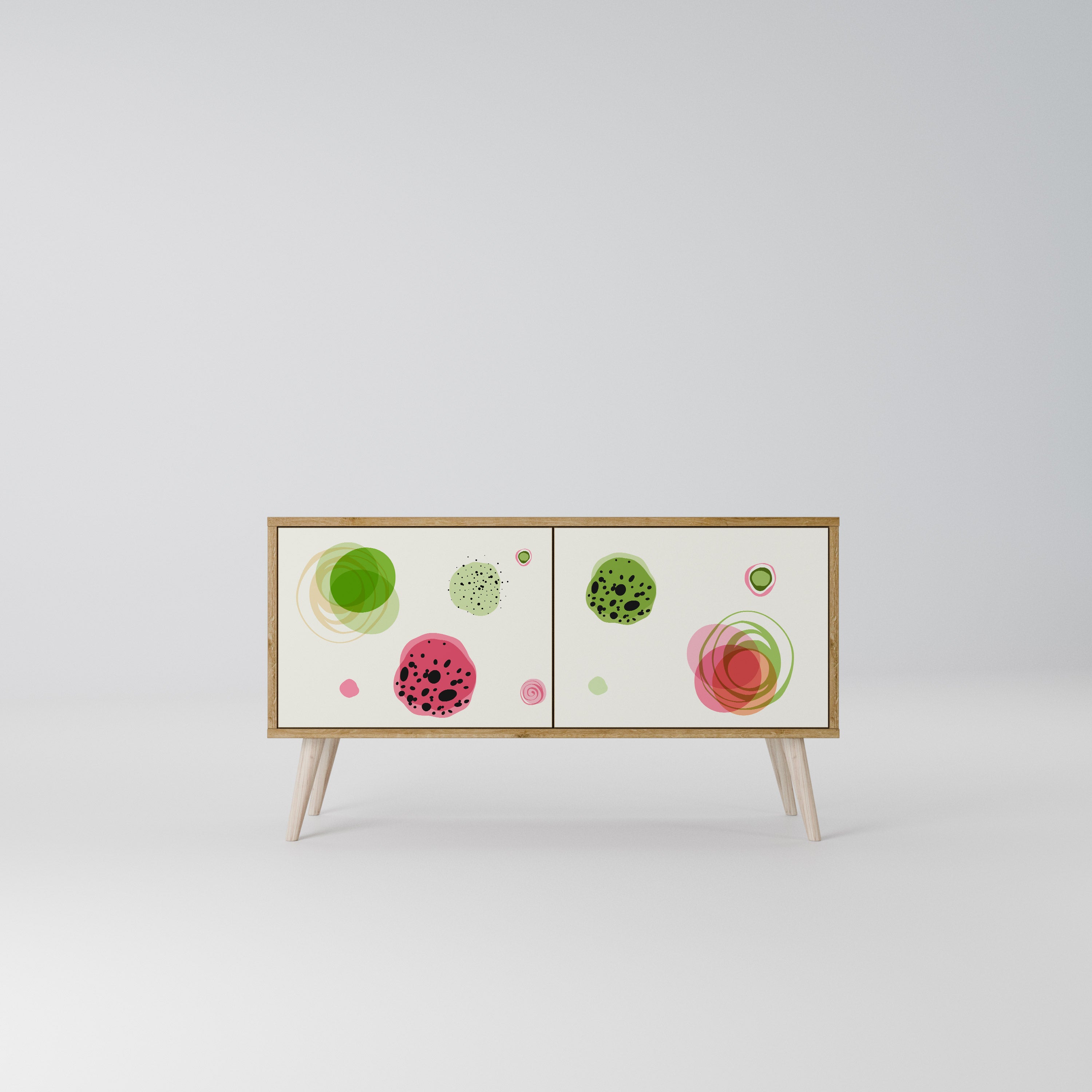 COLORFUL COSMOS Kompaktowa szafka RTV 2-drzwiowa