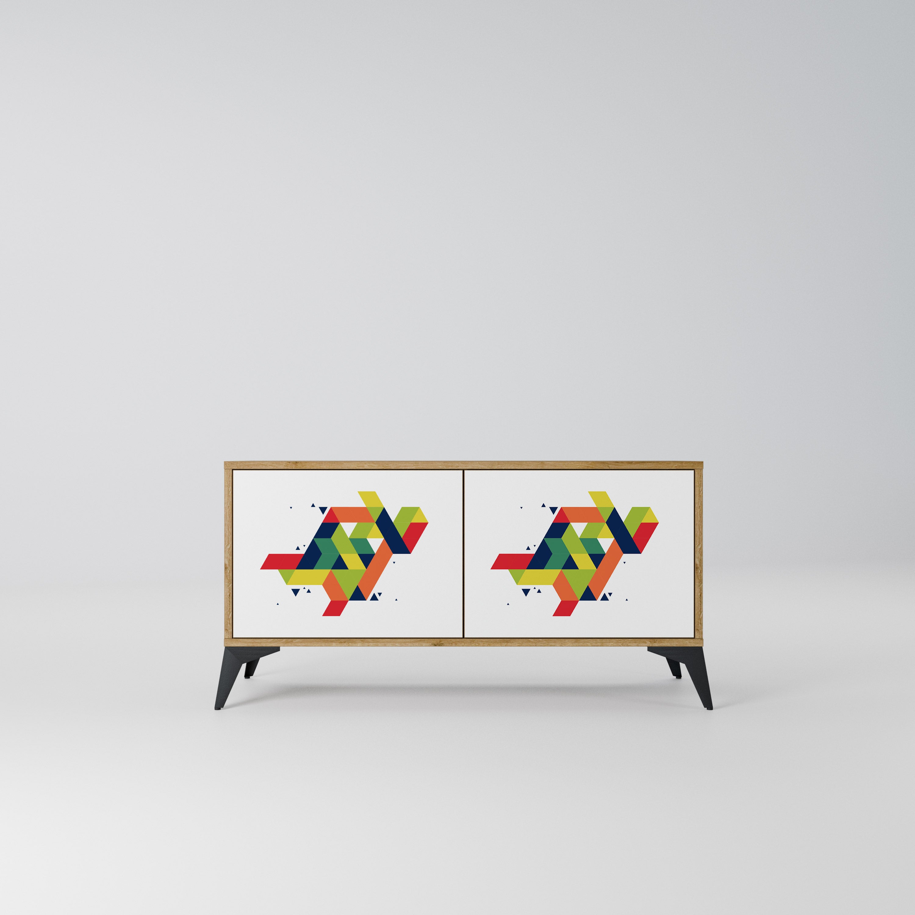 FUTURE SIGN Kompaktowa szafka RTV 2-drzwiowa