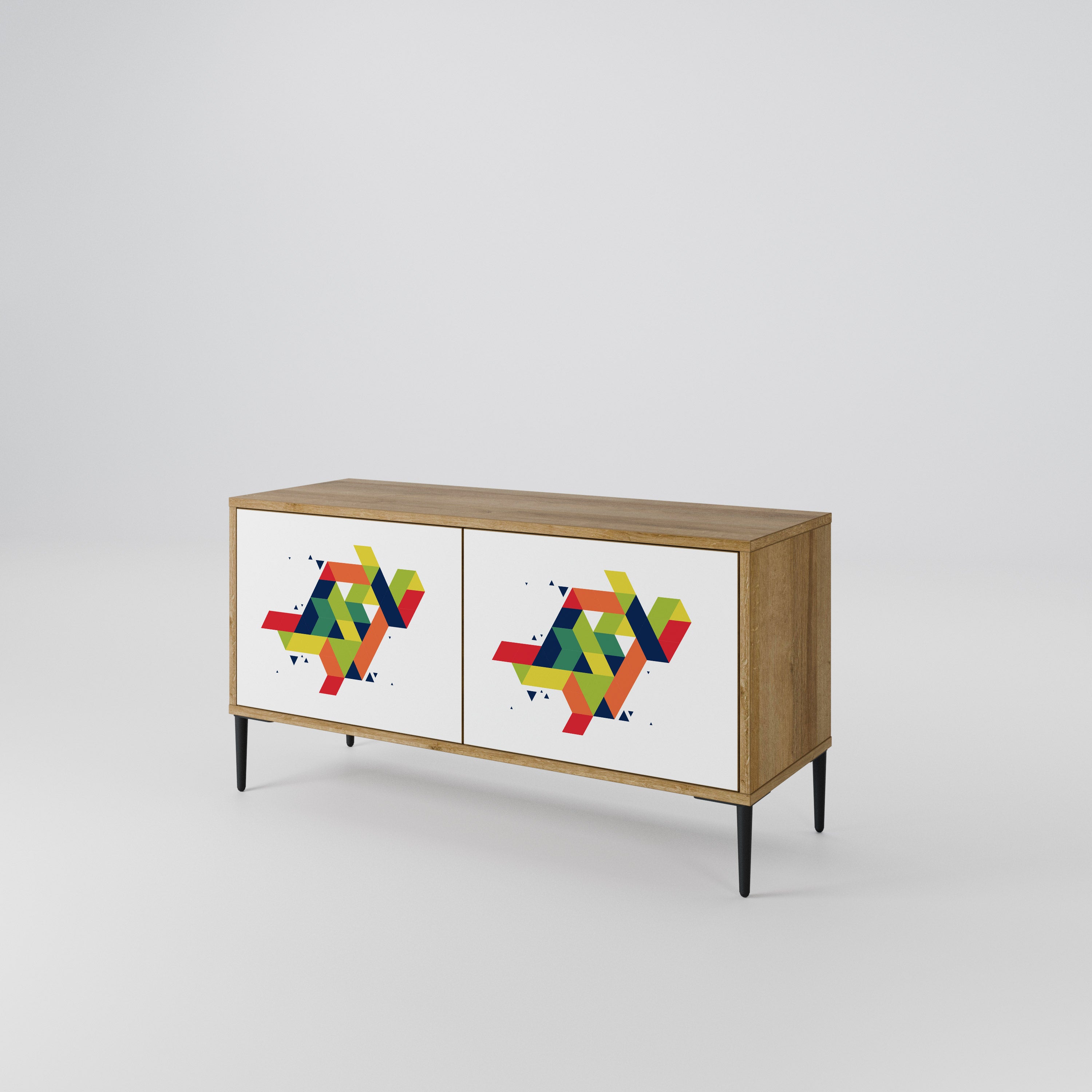 FUTURE SIGN Kompaktowa szafka RTV 2-drzwiowa