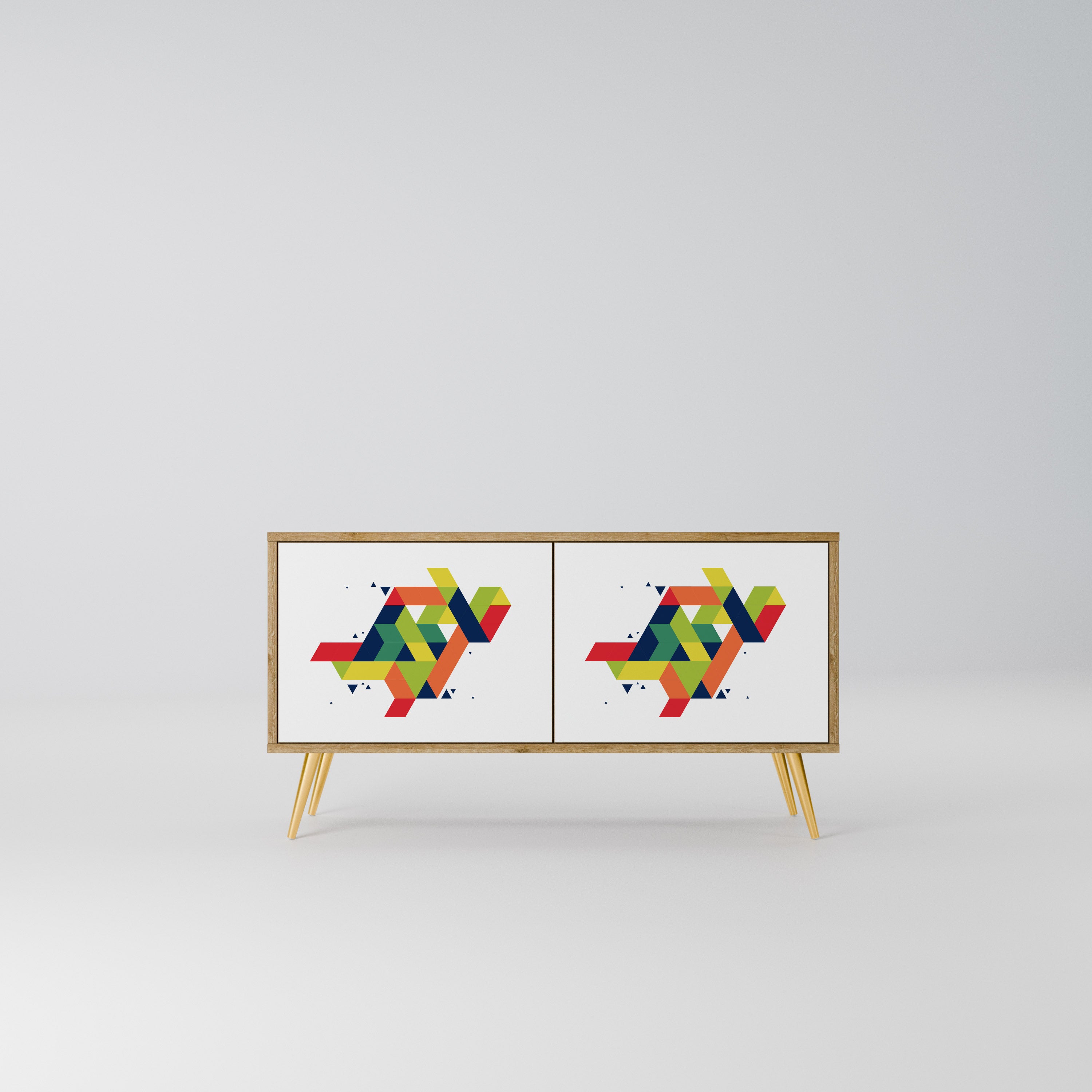 FUTURE SIGN Kompaktowa szafka RTV 2-drzwiowa