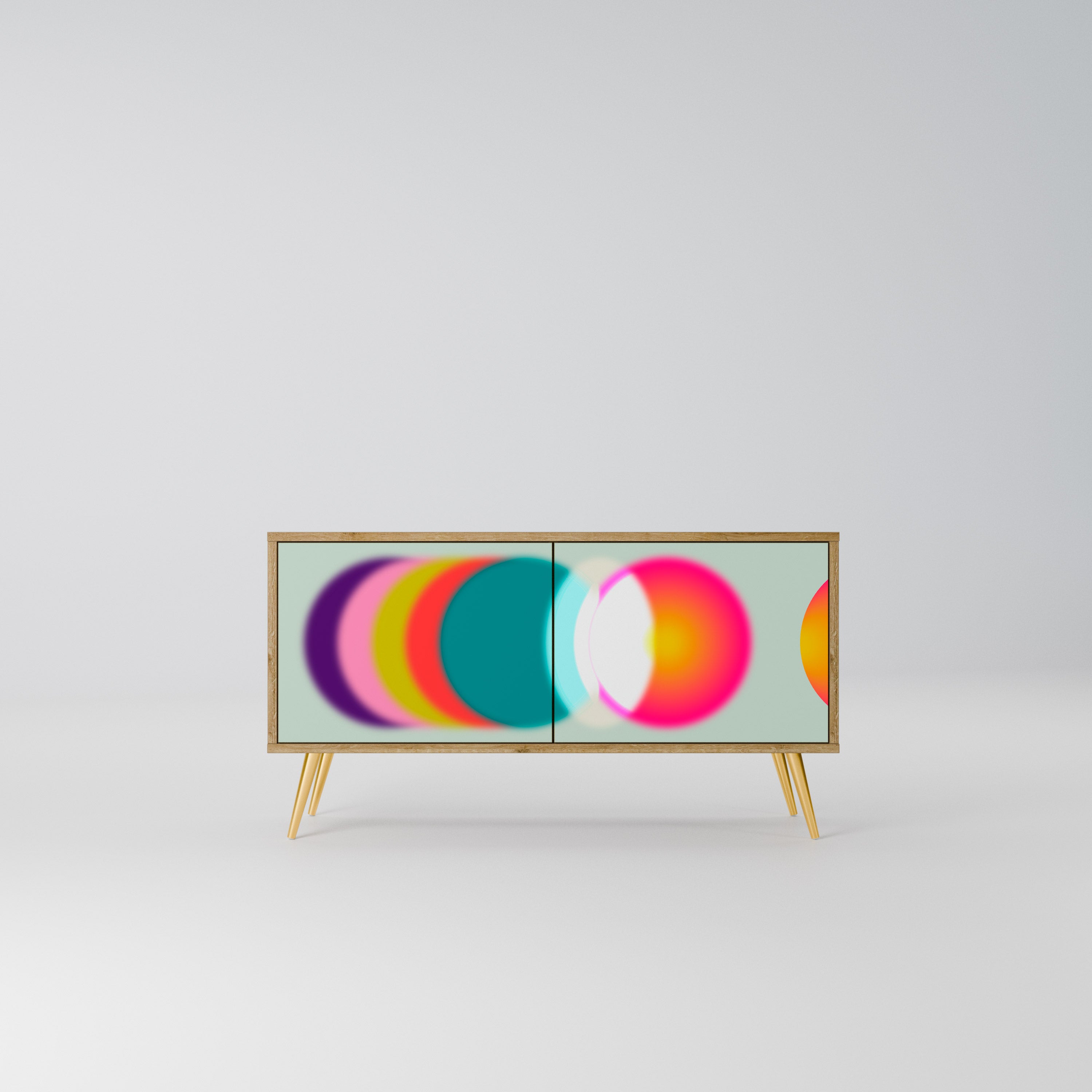 SYMPHONY OF COLORS Kompaktowa szafka RTV 2-drzwiowa