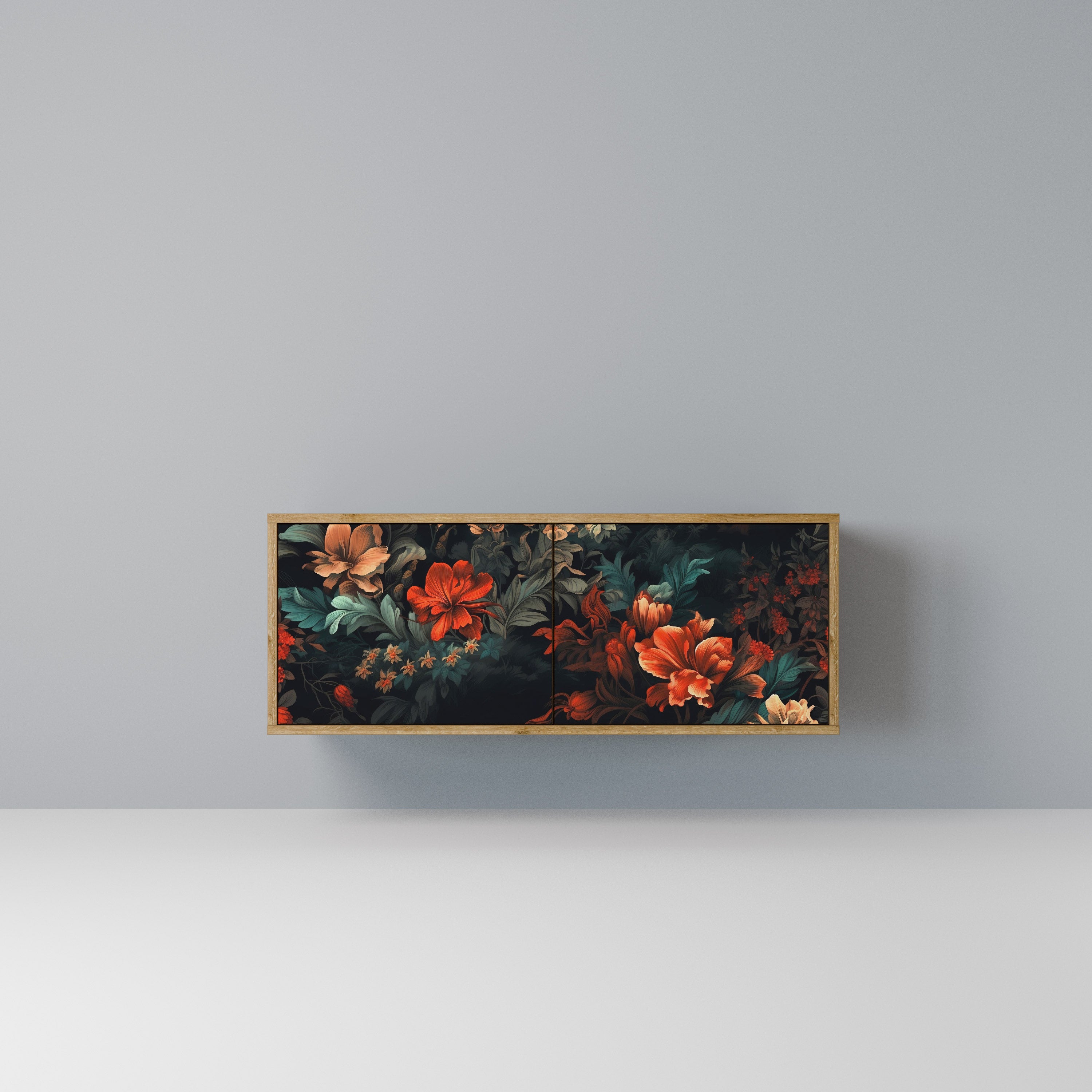 IMAGINARY BLOSSOM Kompaktowa szafka RTV 2-drzwiowa