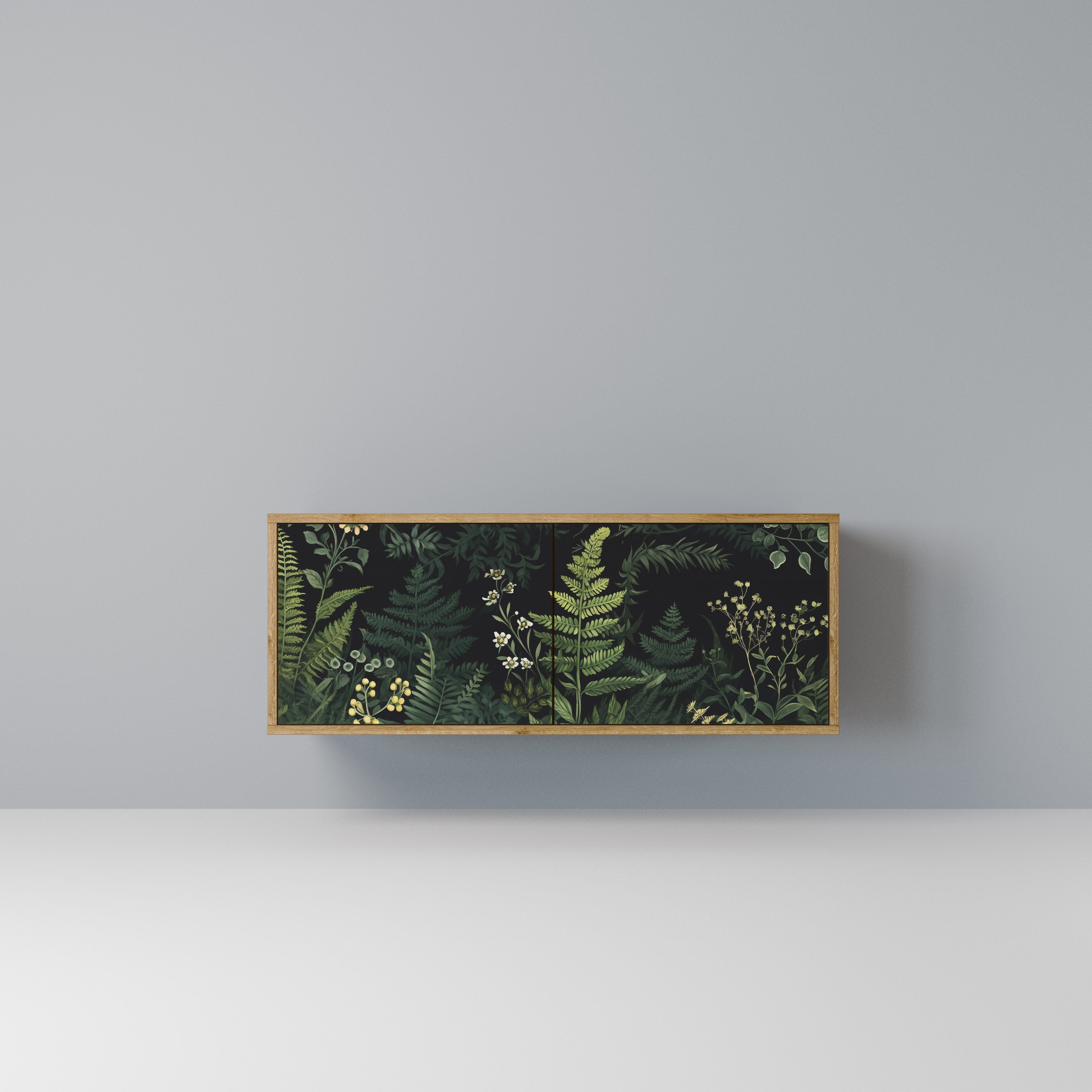 FERN FLOWERS Kompaktowa szafka RTV 2-drzwiowa