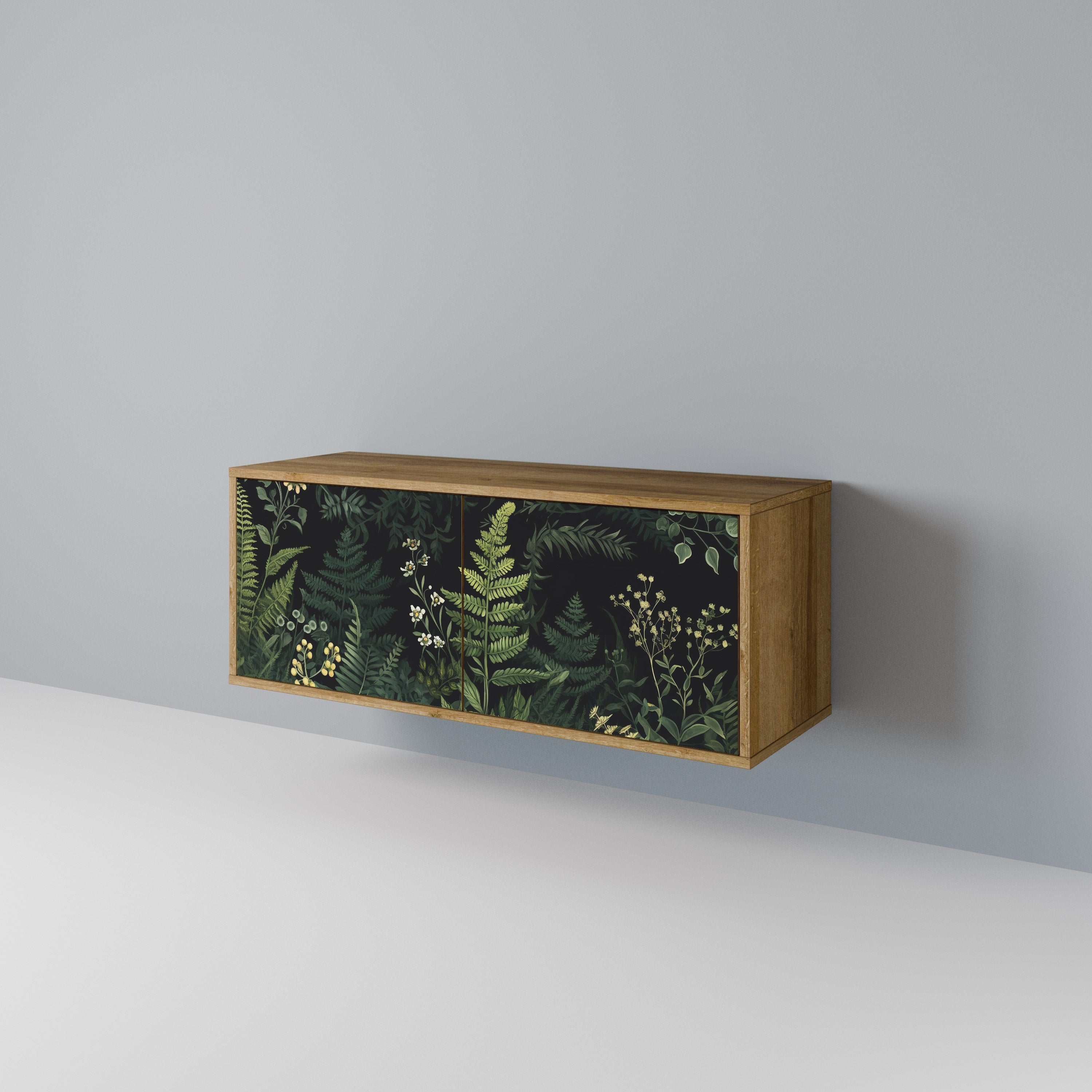 FERN FLOWERS Kompaktowa szafka RTV 2-drzwiowa
