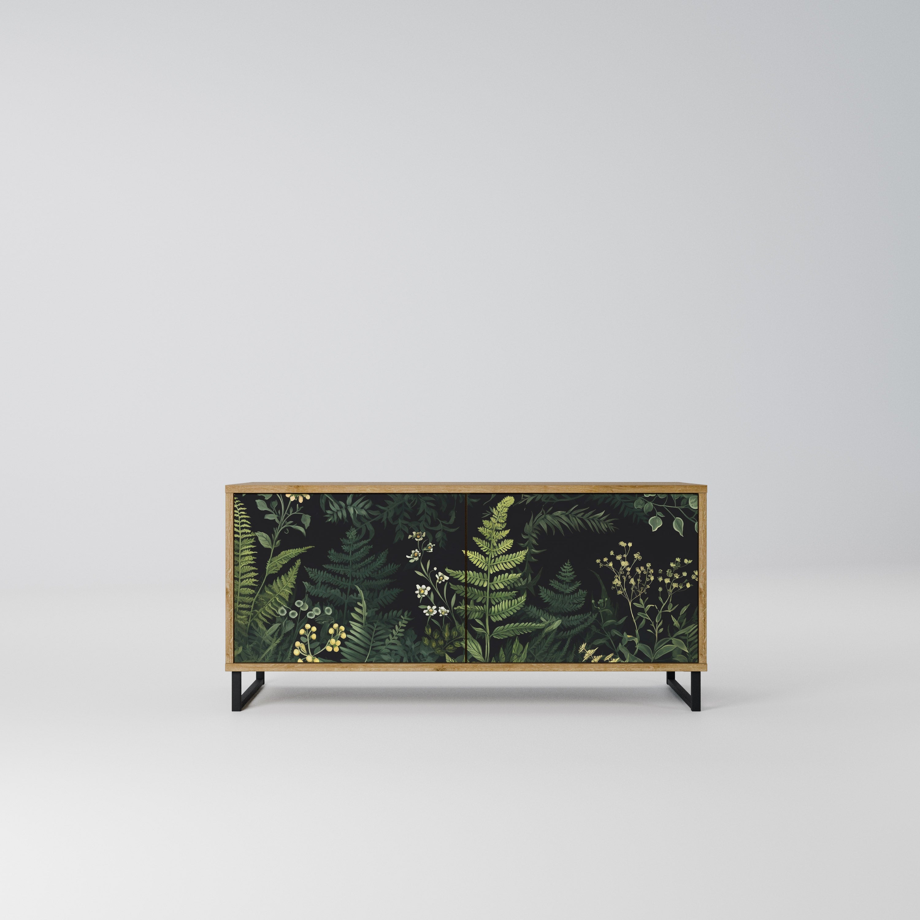 FERN FLOWERS Kompaktowa szafka RTV 2-drzwiowa