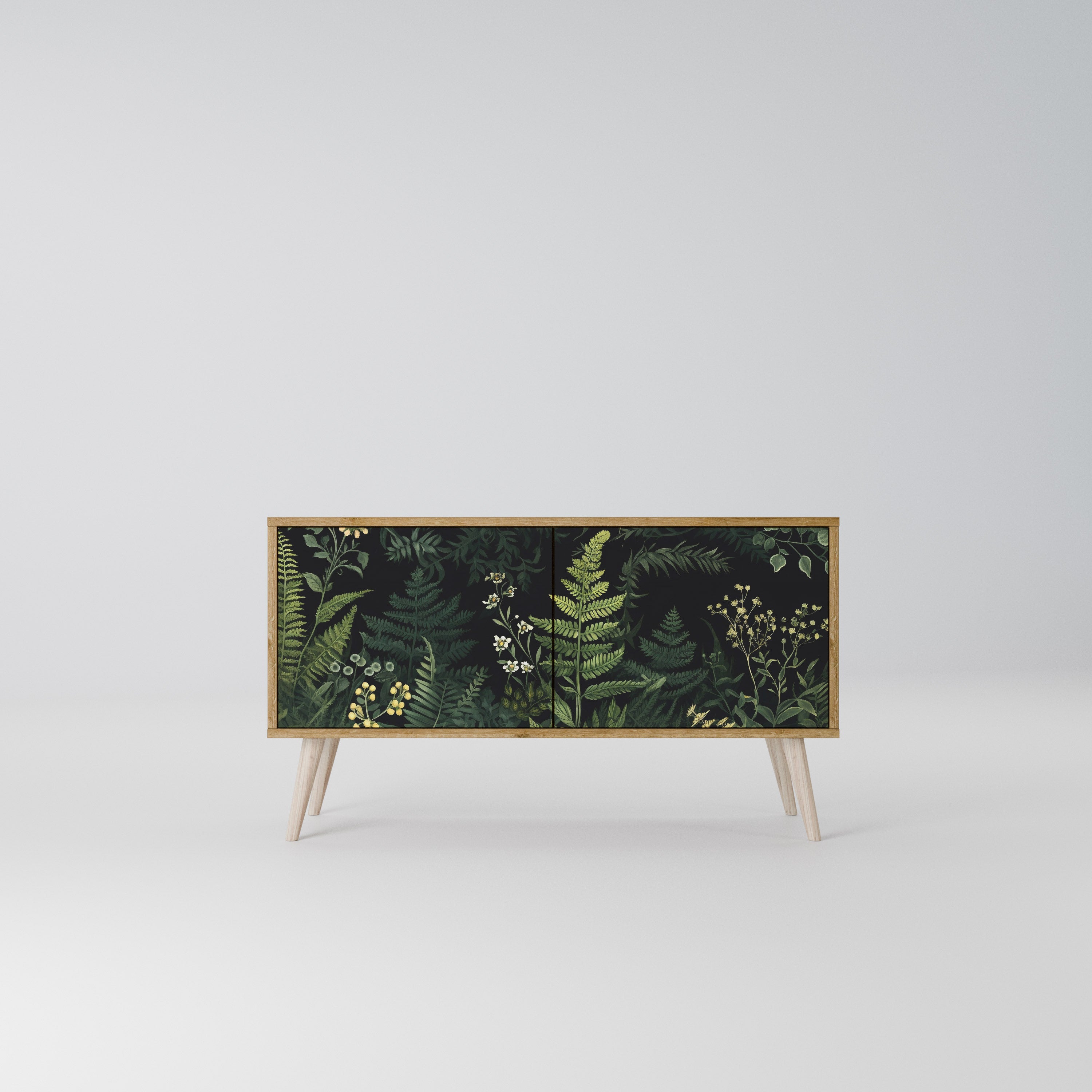 FERN FLOWERS Kompaktowa szafka RTV 2-drzwiowa