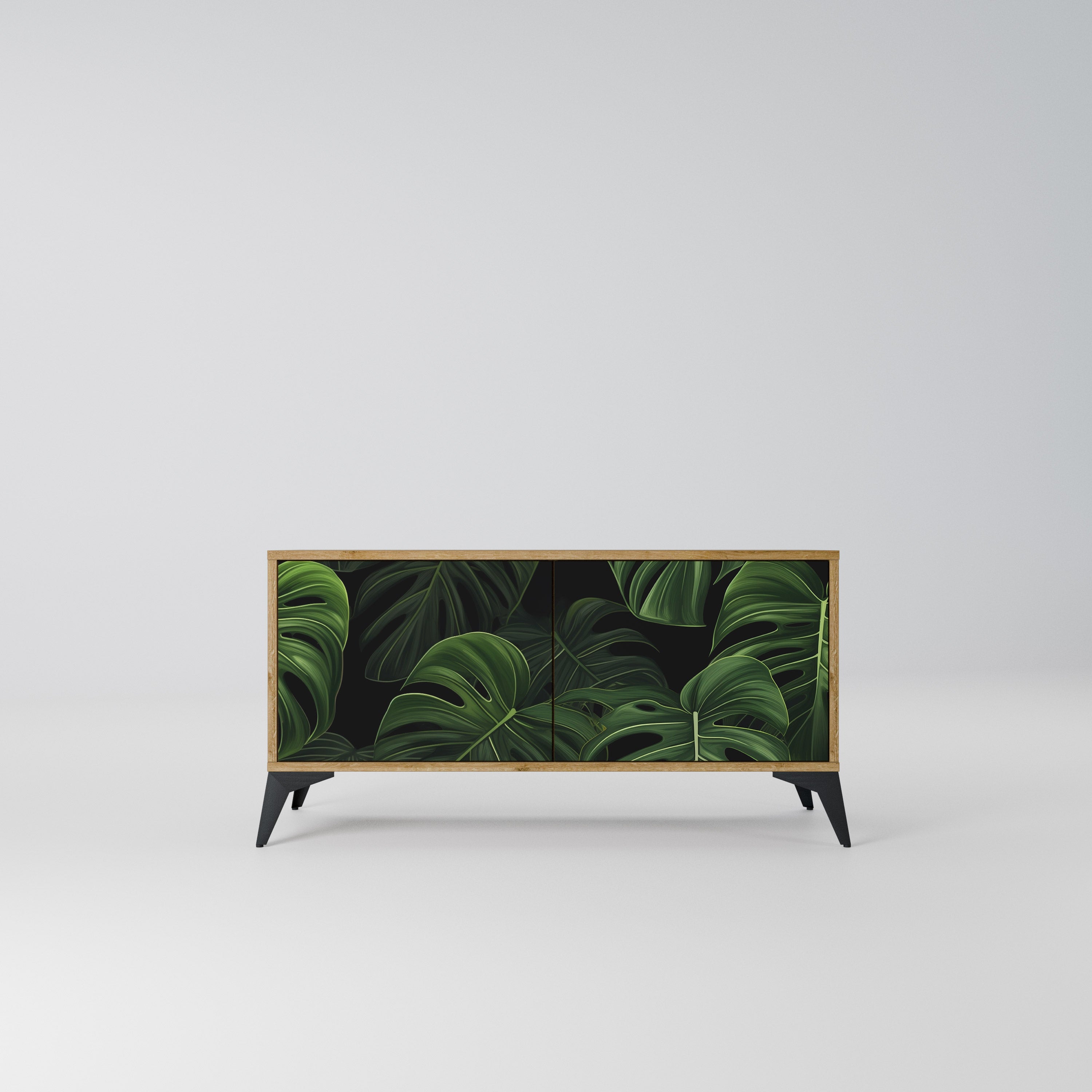 INFINITE MONSTERA Kompaktowa szafka RTV 2-drzwiowa