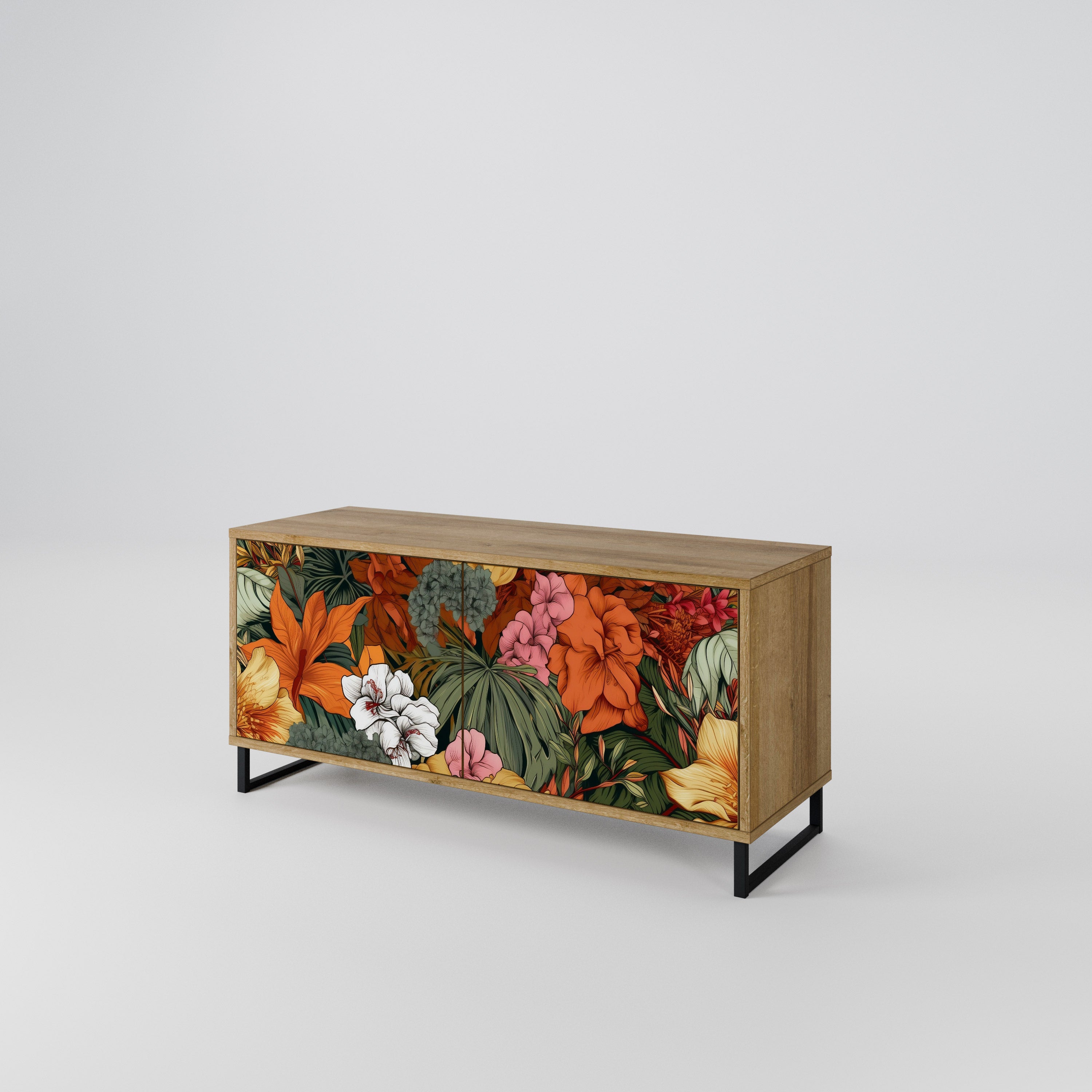 RADIANT FLORA Kompaktowa szafka RTV 2-drzwiowa