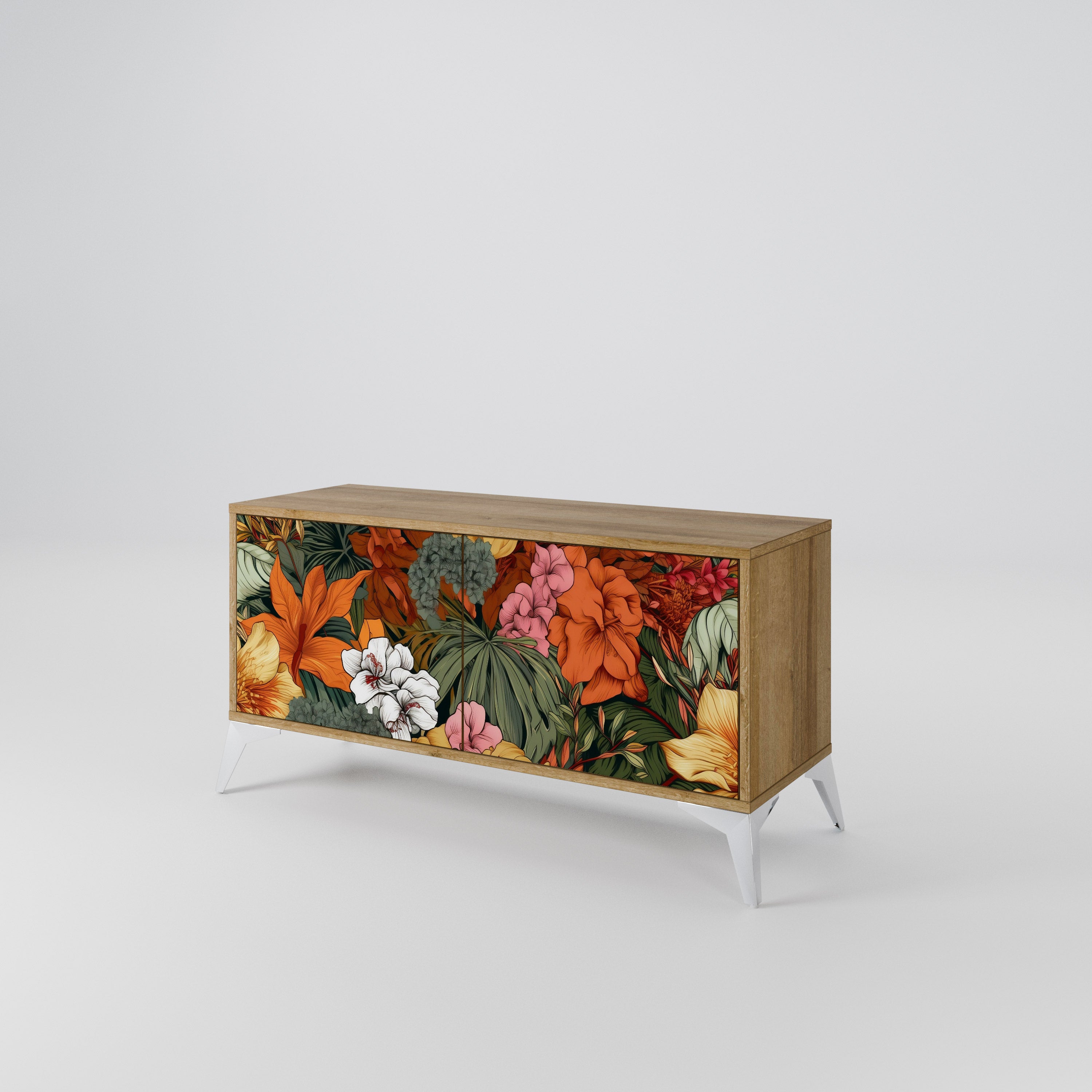 RADIANT FLORA Kompaktowa szafka RTV 2-drzwiowa