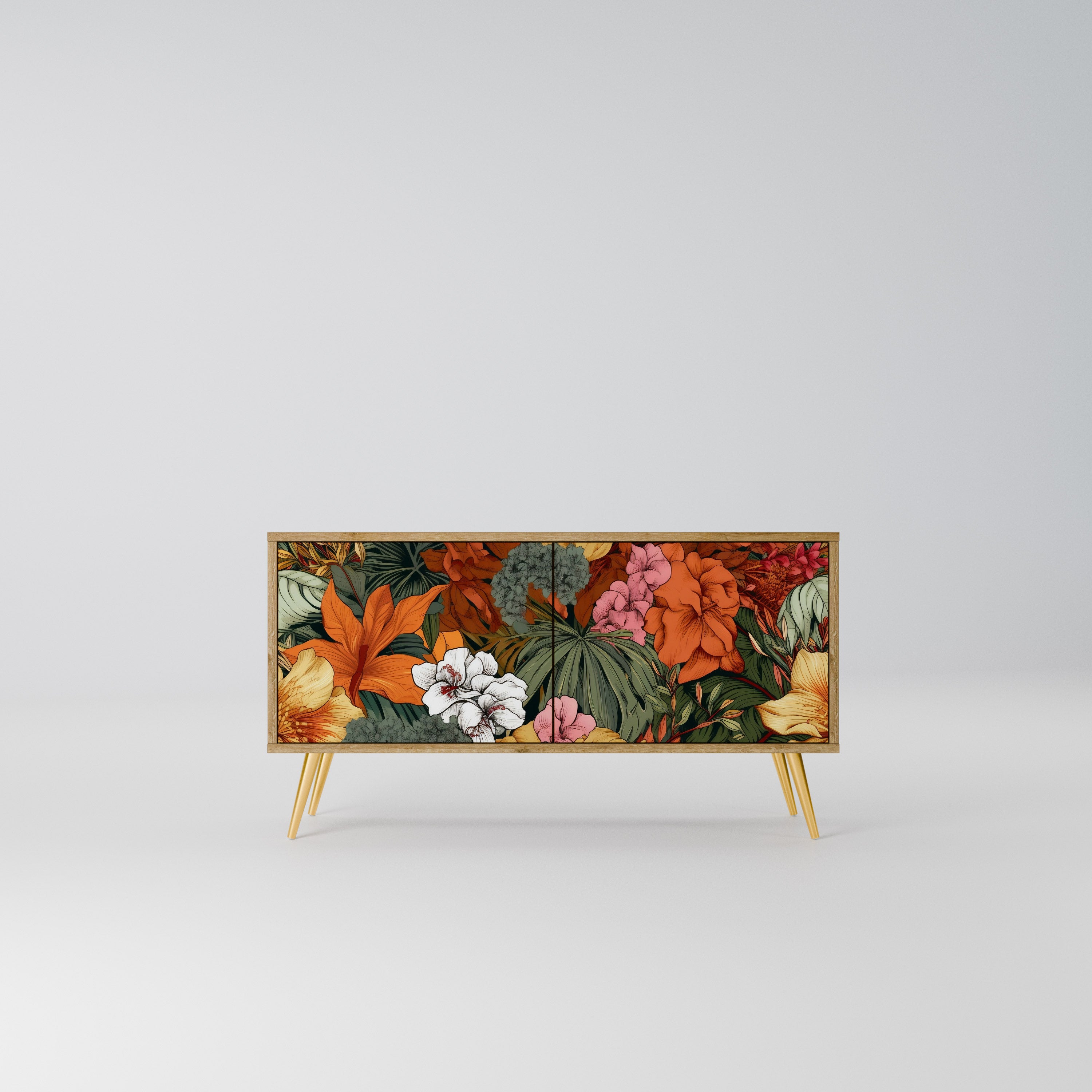 RADIANT FLORA Kompaktowa szafka RTV 2-drzwiowa