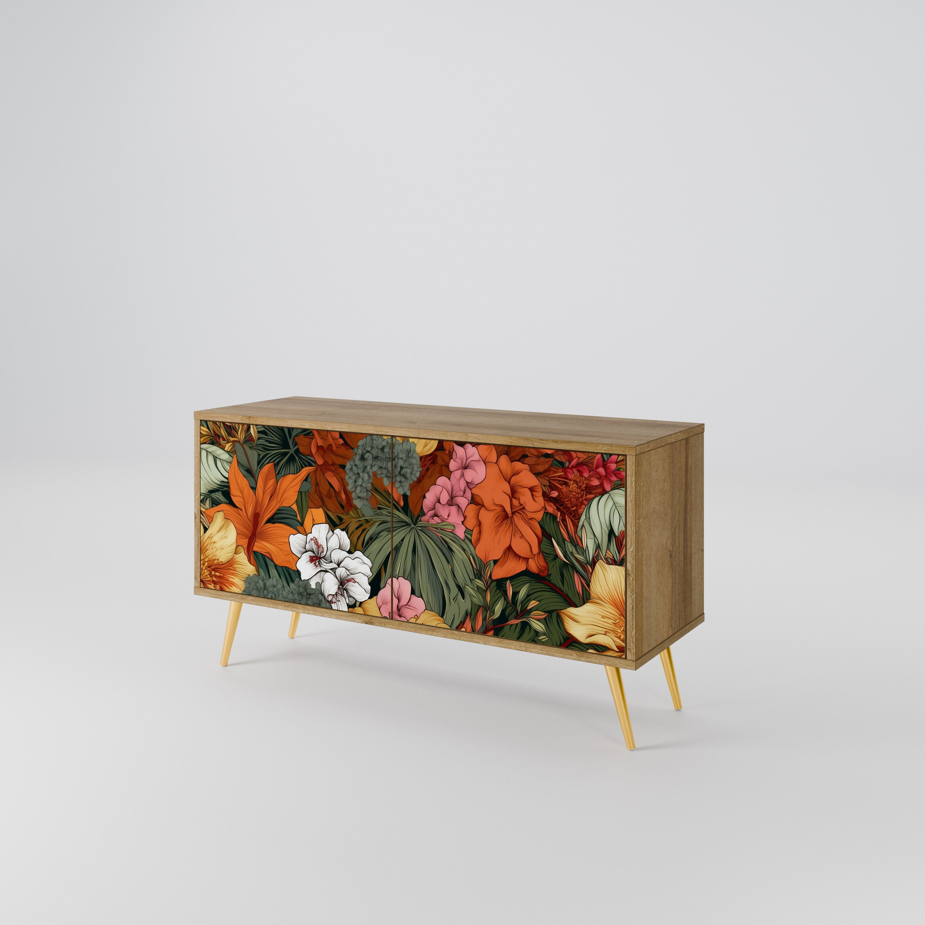 RADIANT FLORA Kompaktowa szafka RTV 2-drzwiowa