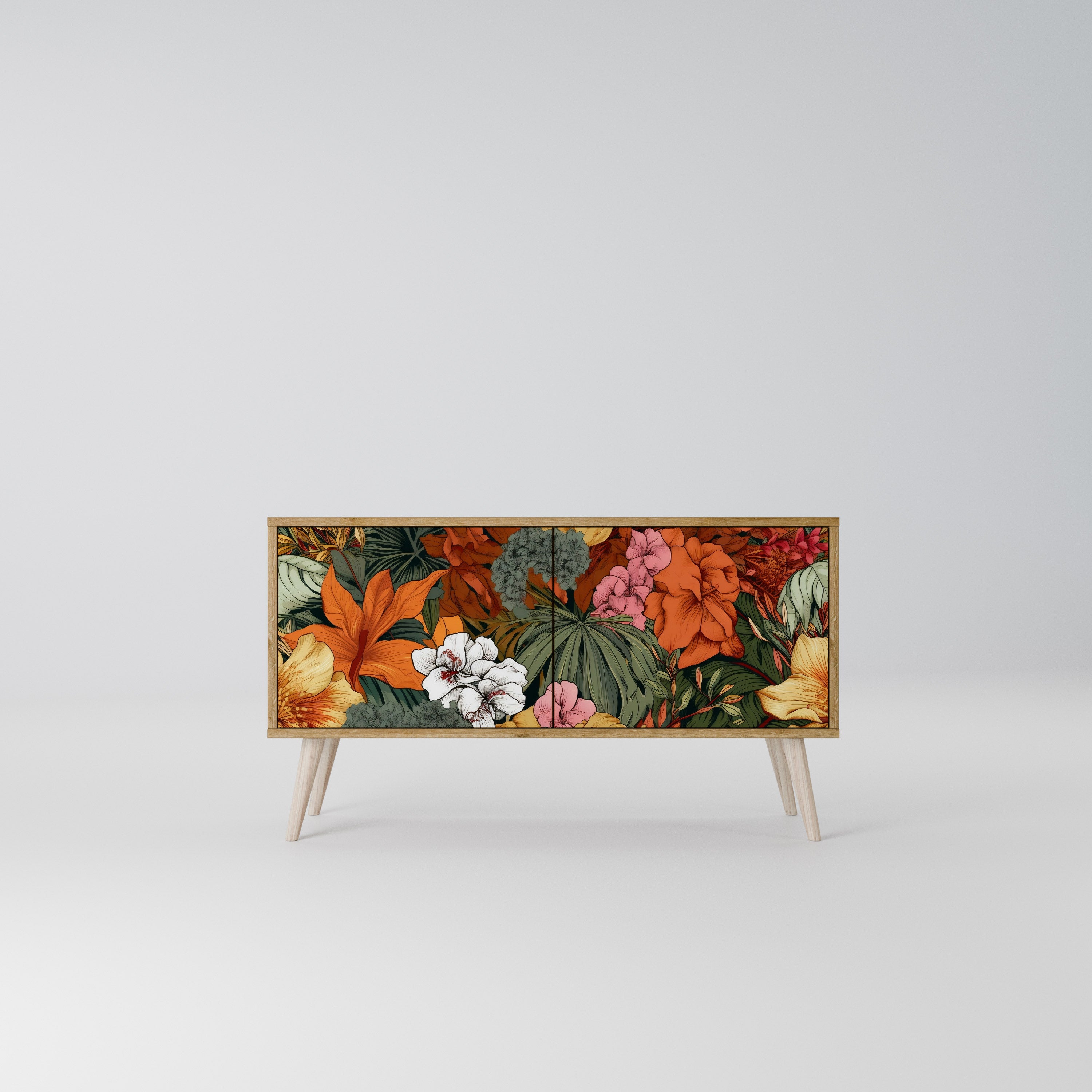 RADIANT FLORA Kompaktowa szafka RTV 2-drzwiowa