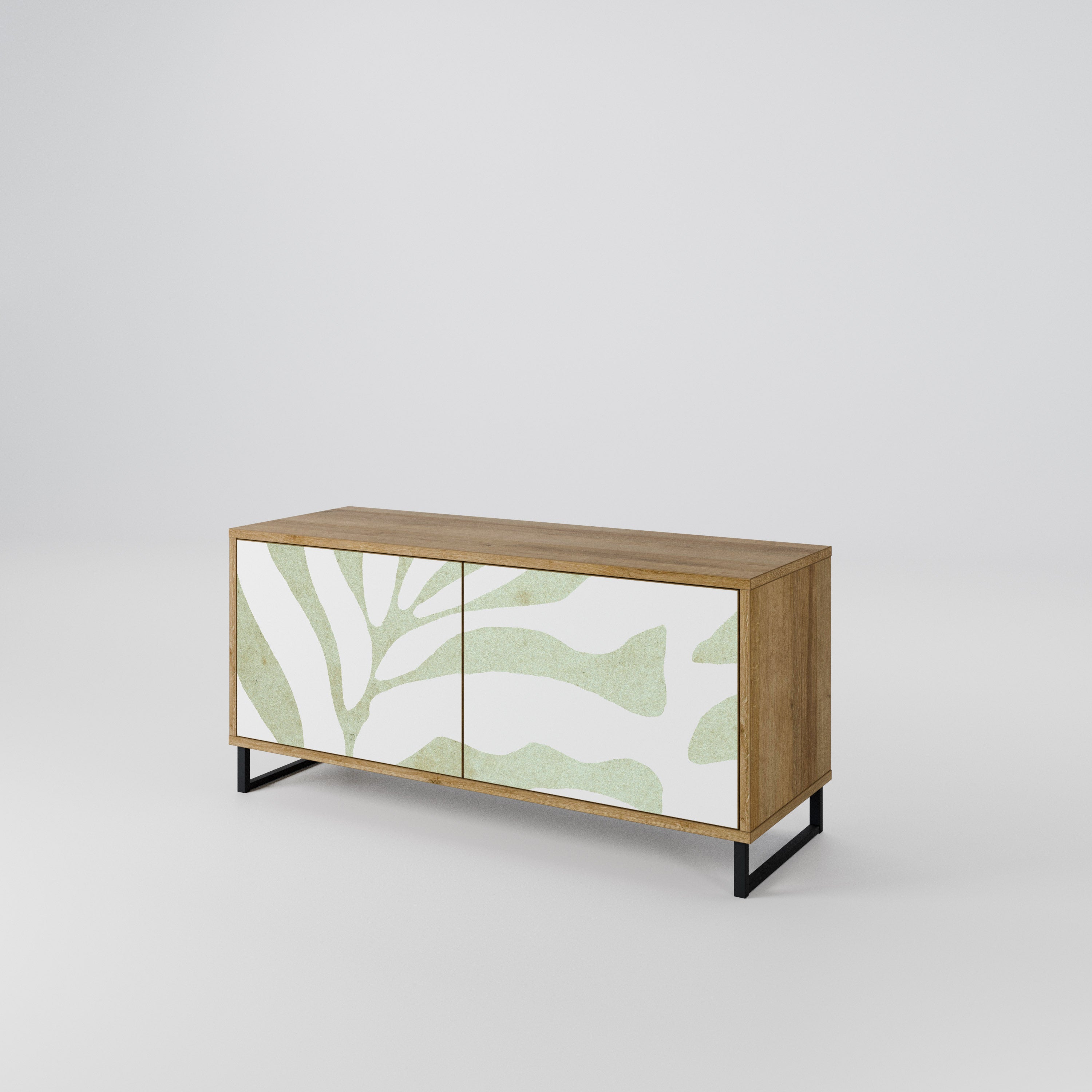 BOTANICAL SPARK Kompaktowa szafka RTV 2-drzwiowa