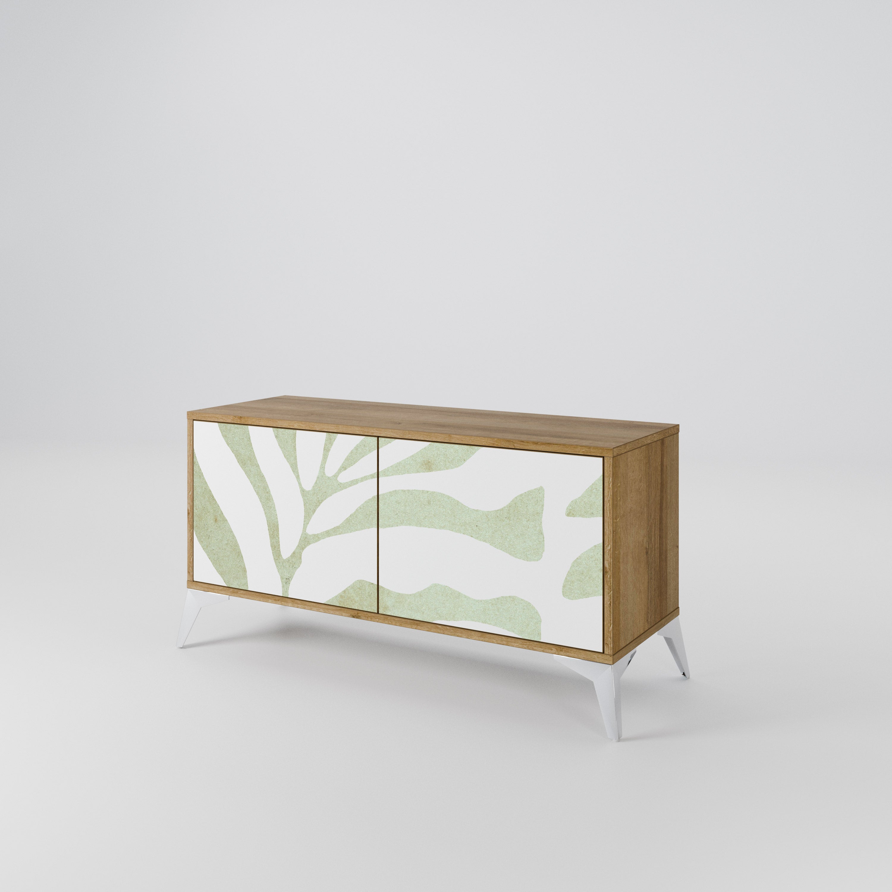 BOTANICAL SPARK Kompaktowa szafka RTV 2-drzwiowa
