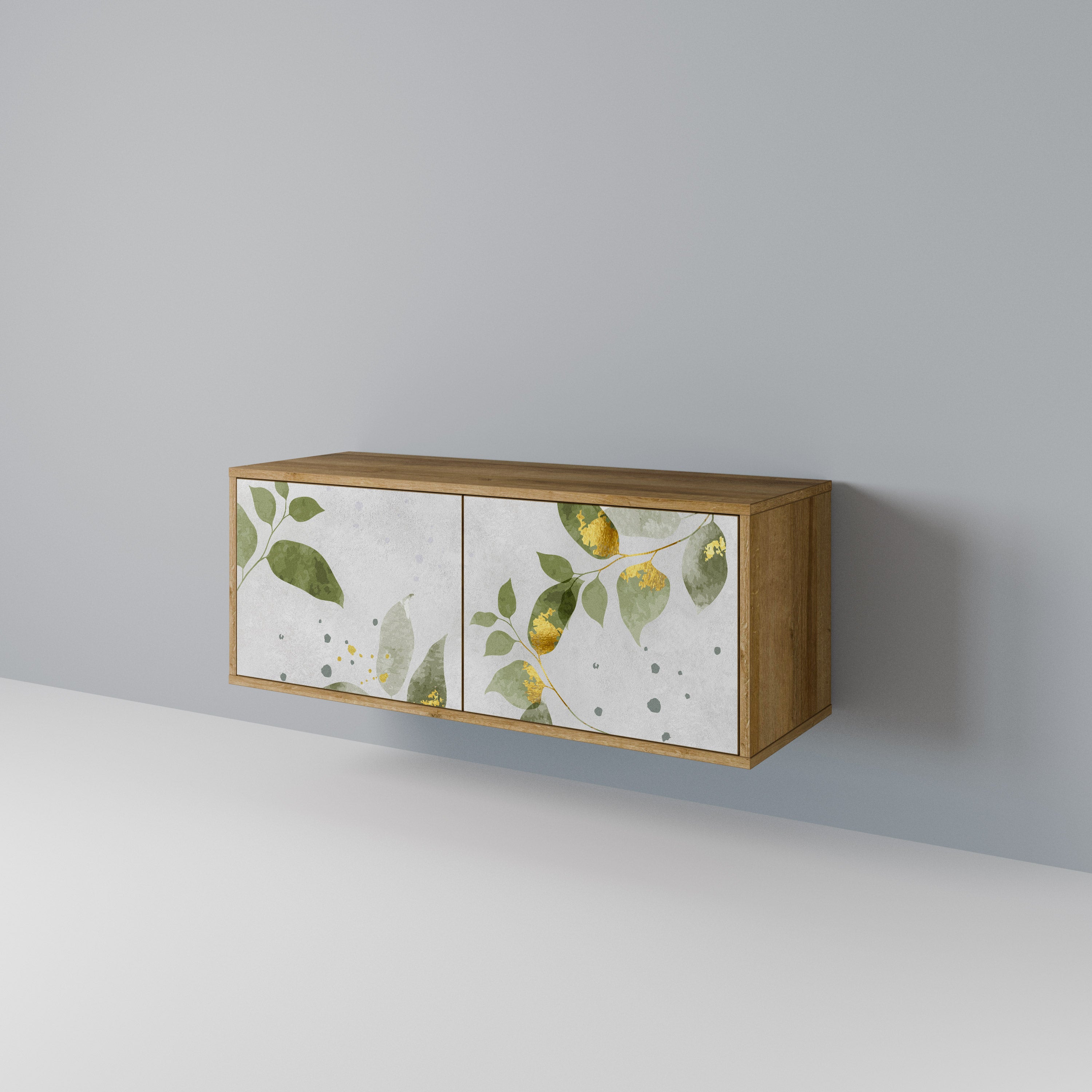 ELEGANT BOTANICS Kompaktowa szafka RTV 2-drzwiowa