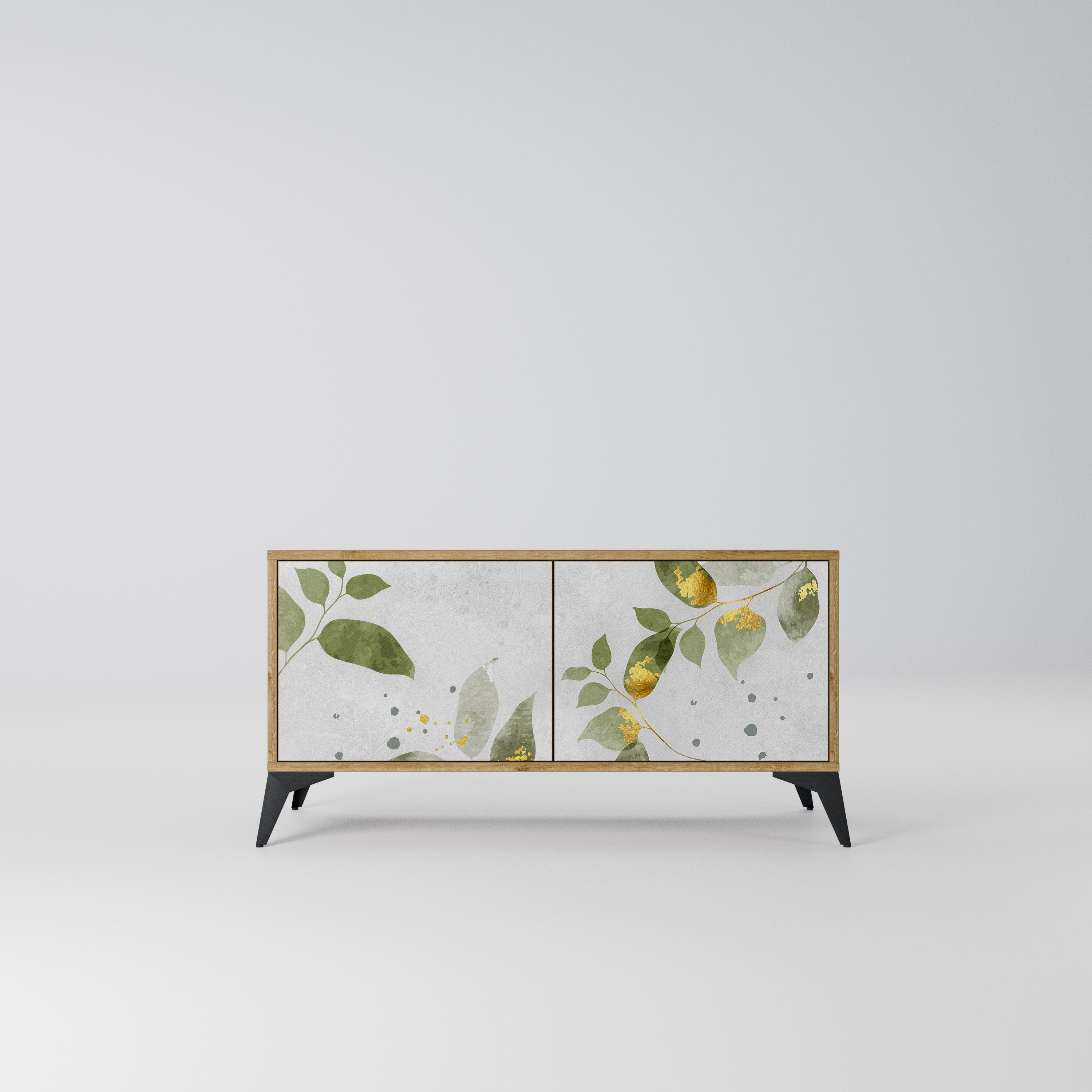 ELEGANT BOTANICS Kompaktowa szafka RTV 2-drzwiowa