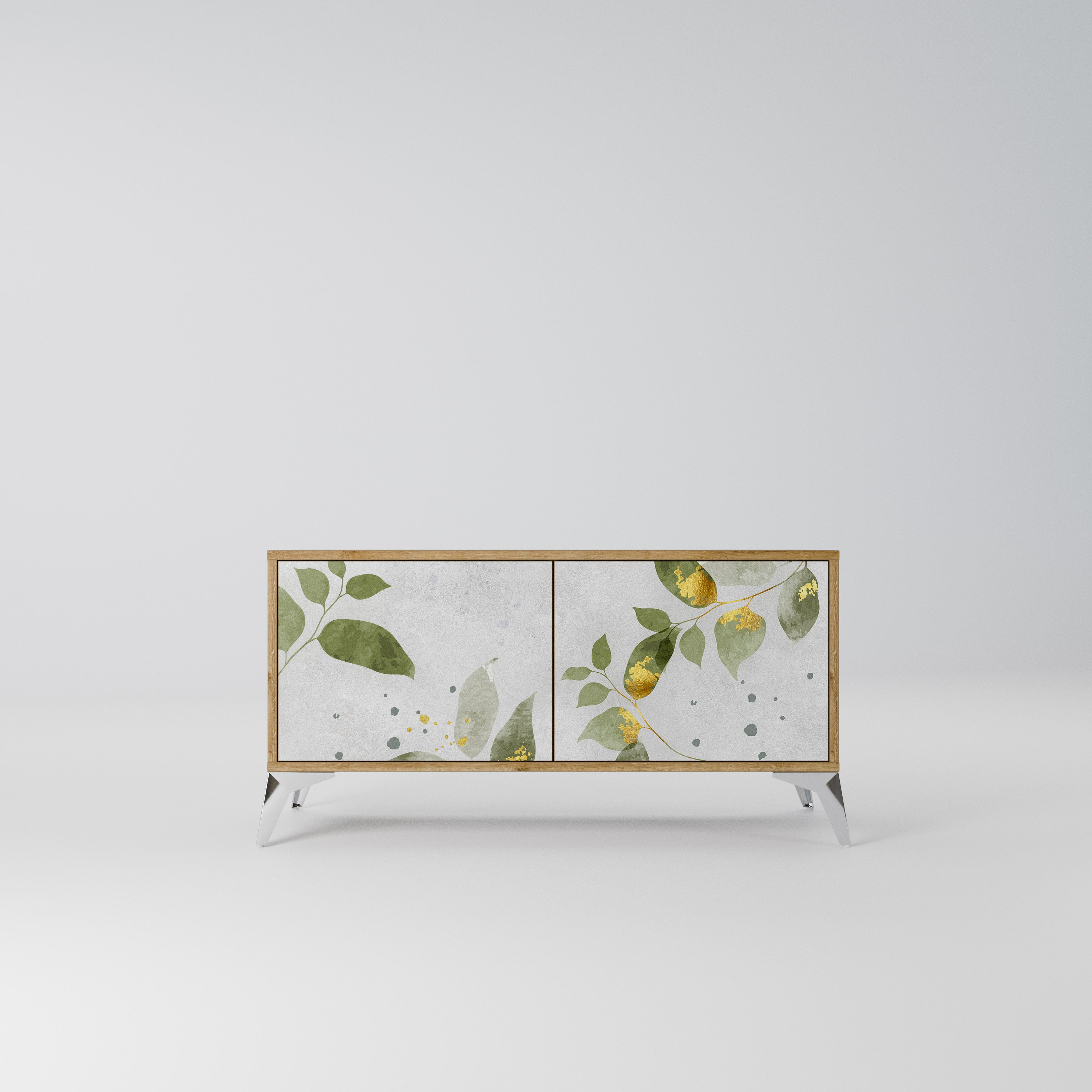 ELEGANT BOTANICS Kompaktowa szafka RTV 2-drzwiowa