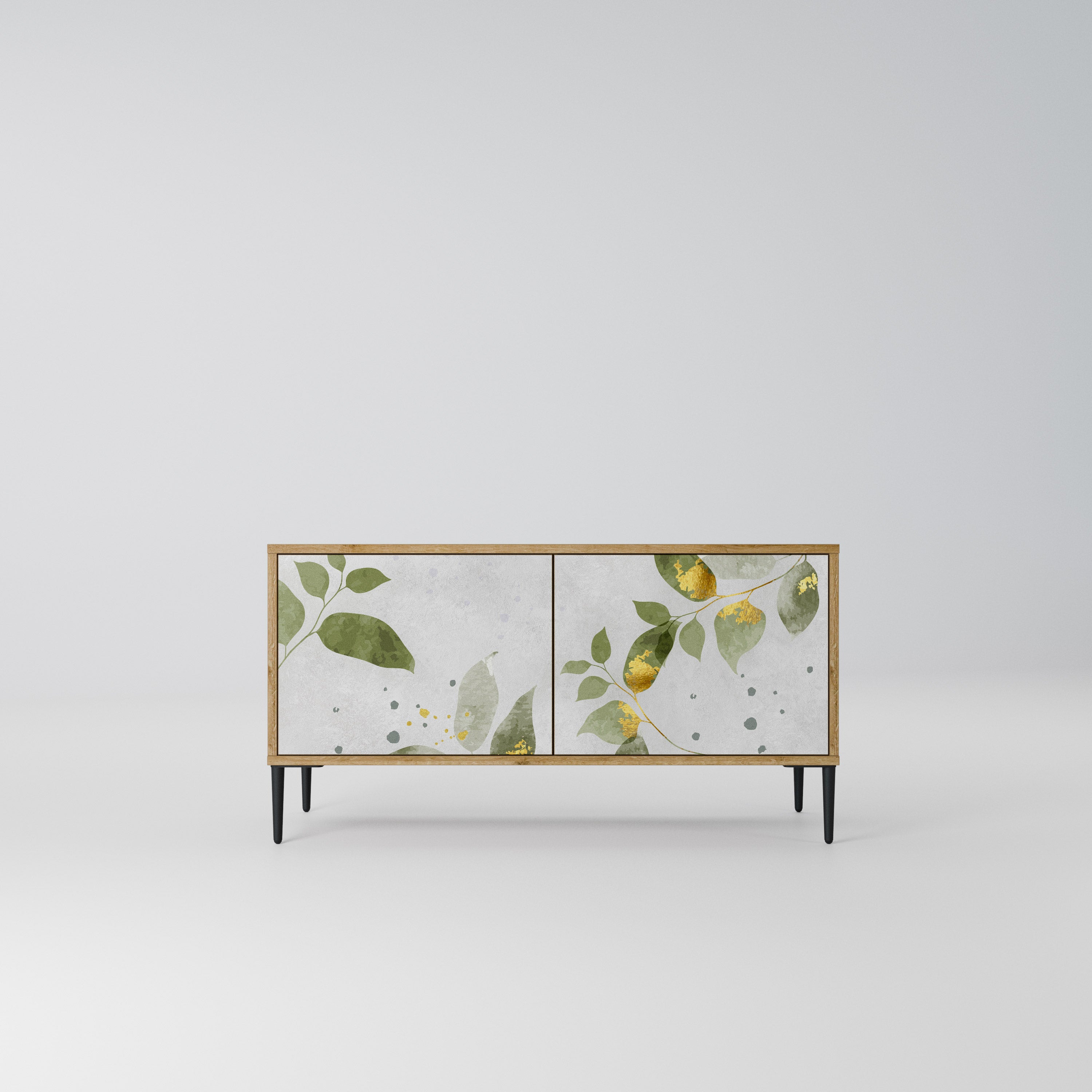ELEGANT BOTANICS Kompaktowa szafka RTV 2-drzwiowa