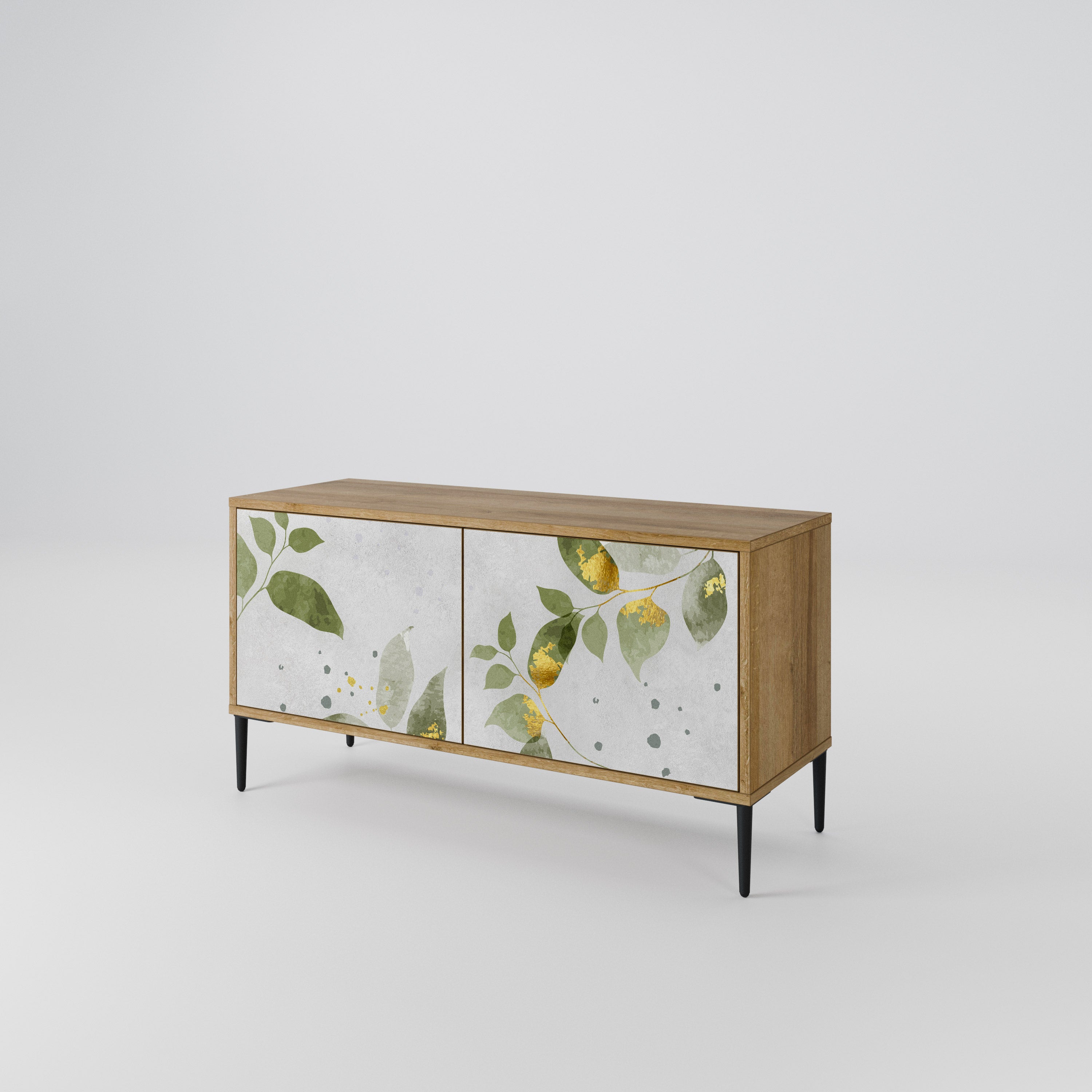 ELEGANT BOTANICS Kompaktowa szafka RTV 2-drzwiowa