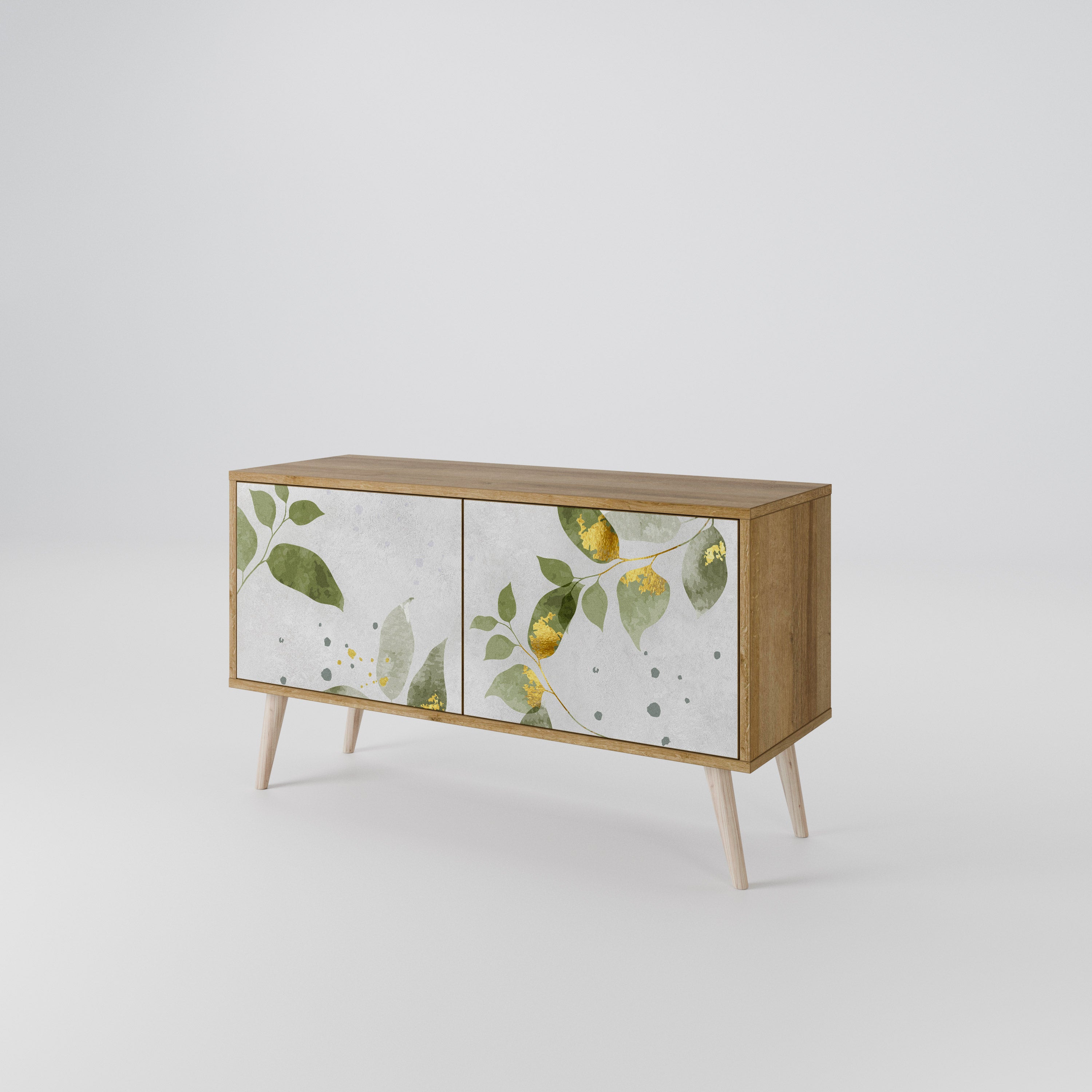 ELEGANT BOTANICS Kompaktowa szafka RTV 2-drzwiowa