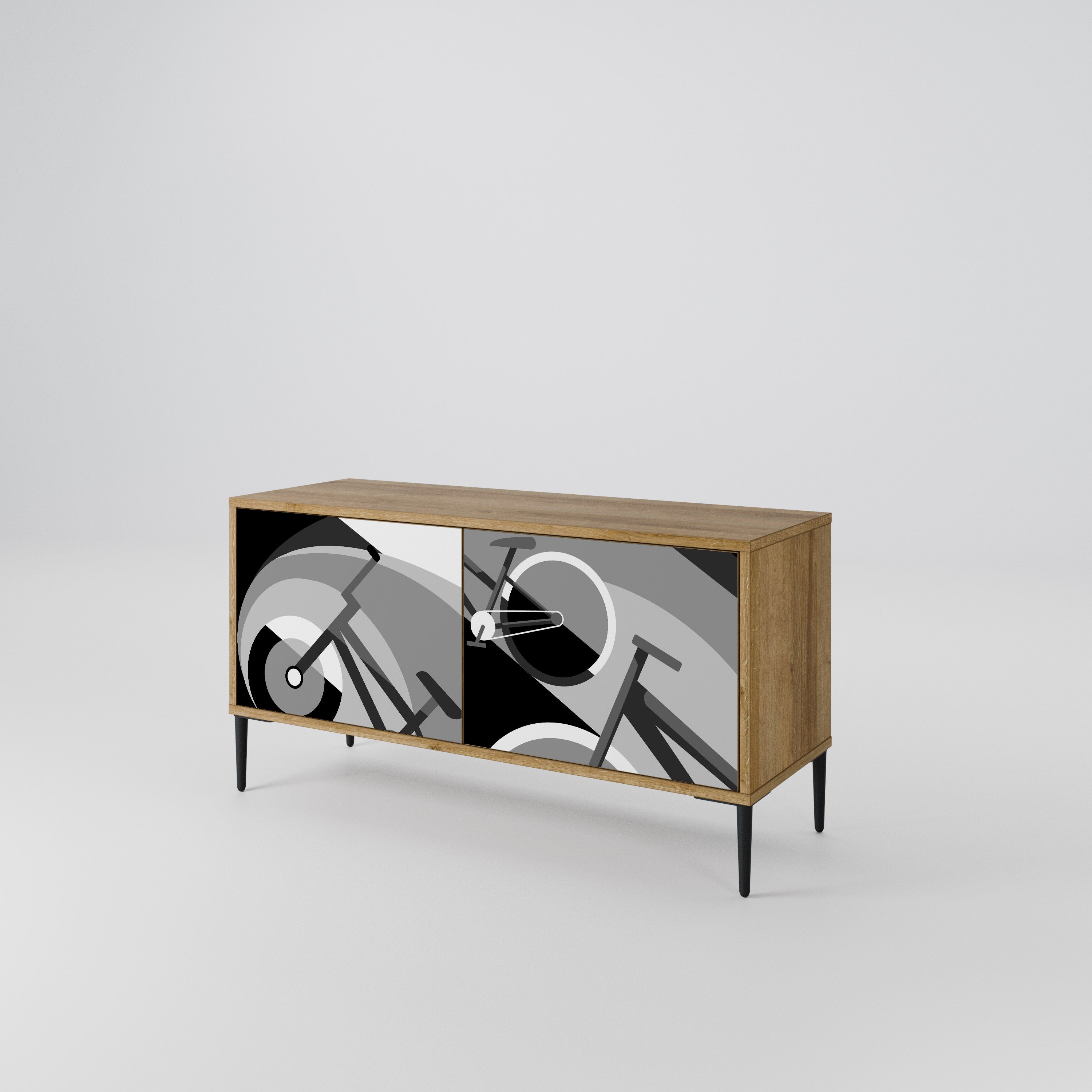 BIKE ENERGY Kompaktowa szafka RTV 2-drzwiowa