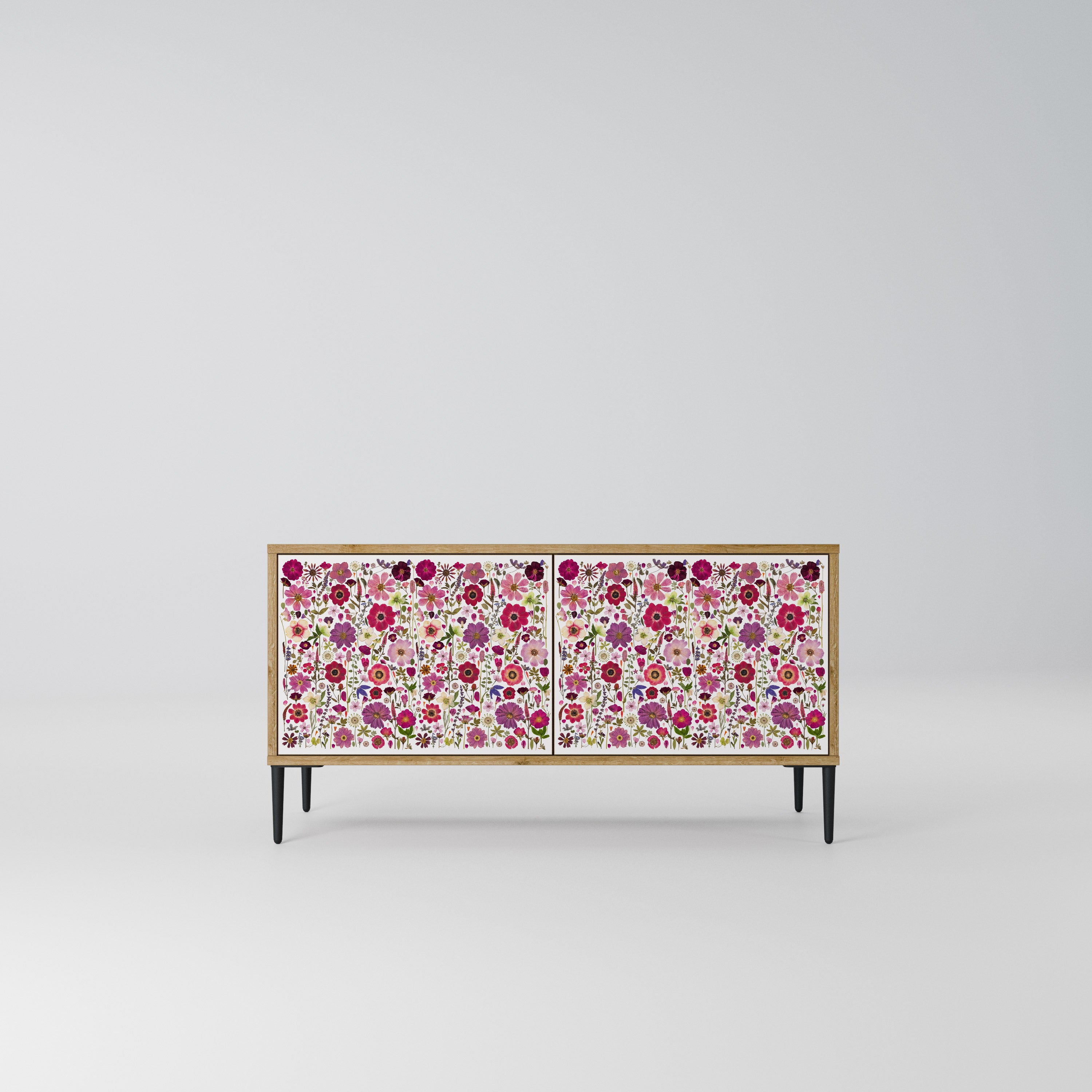 PETAL GARDEN Kompaktowa szafka RTV 2-drzwiowa