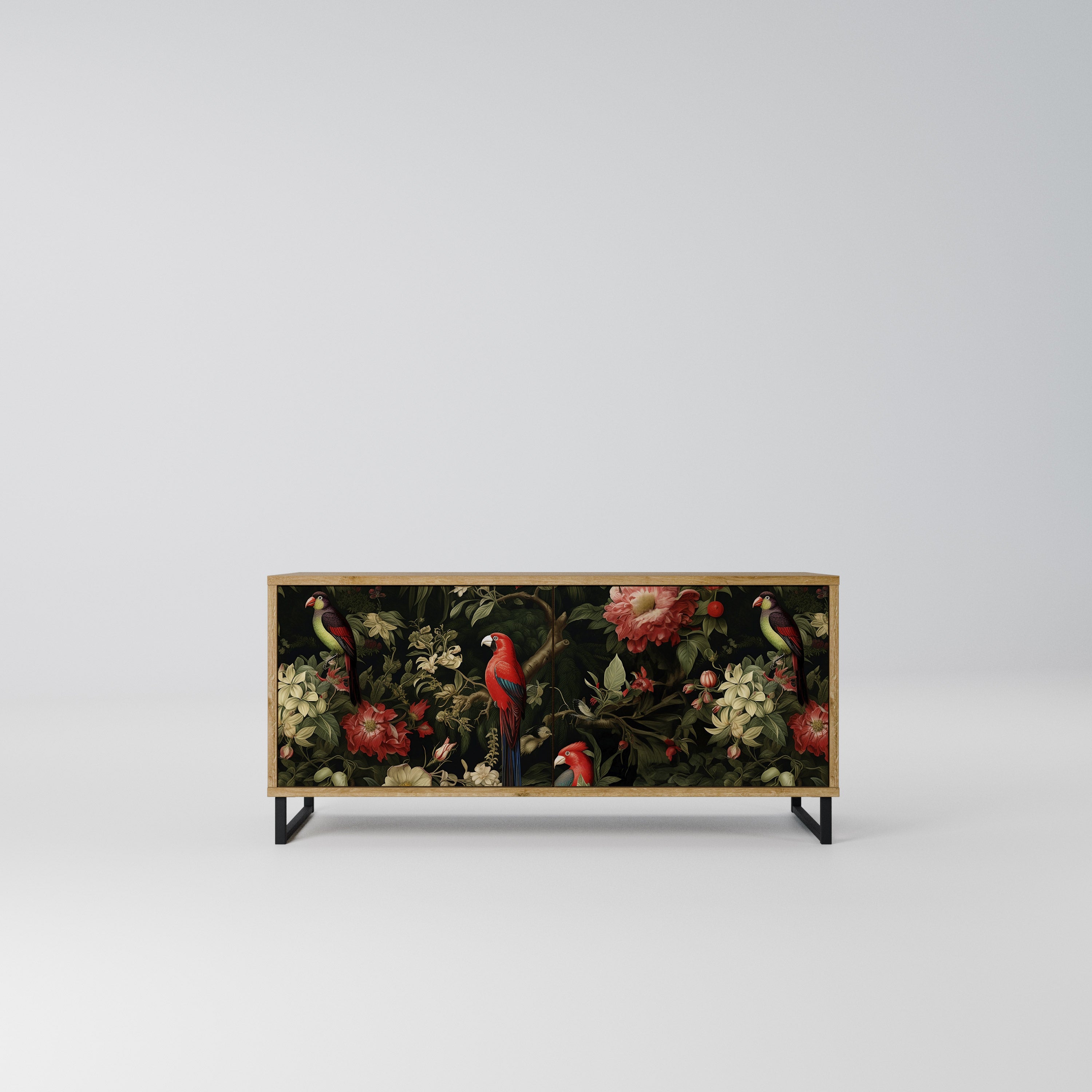 FLORAL FANTASIA Kompaktowa szafka RTV 2-drzwiowa