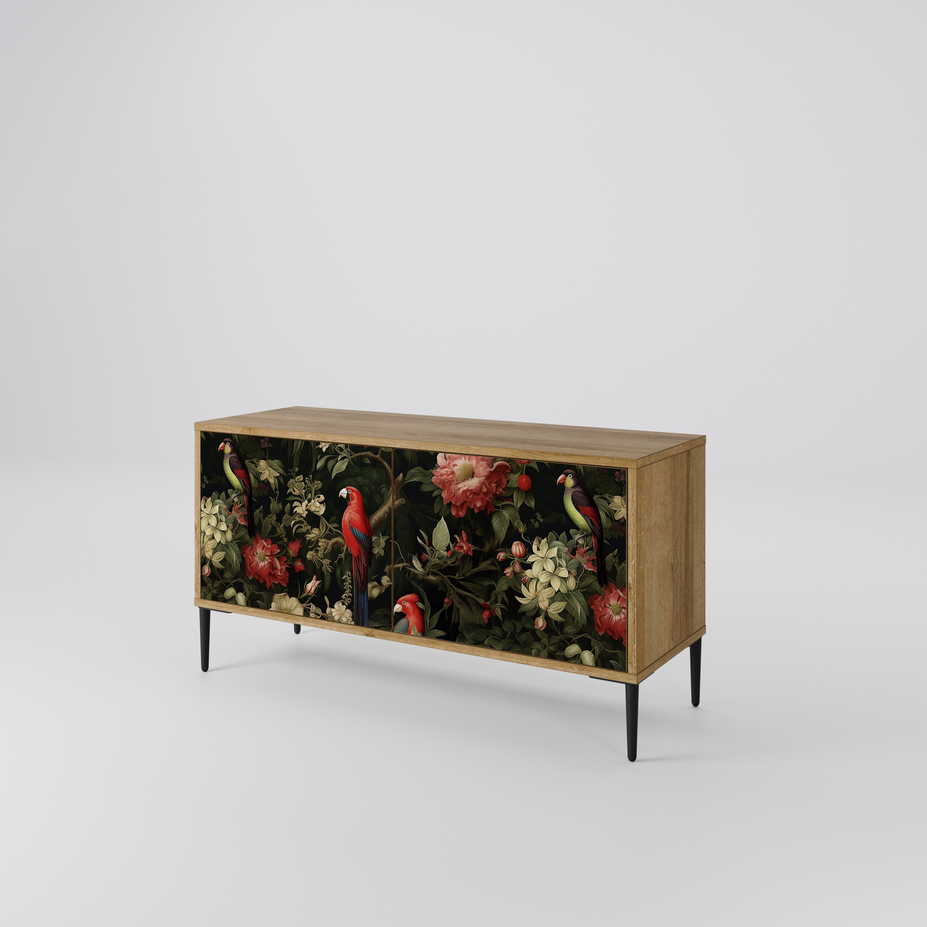 FLORAL FANTASIA Kompaktowa szafka RTV 2-drzwiowa