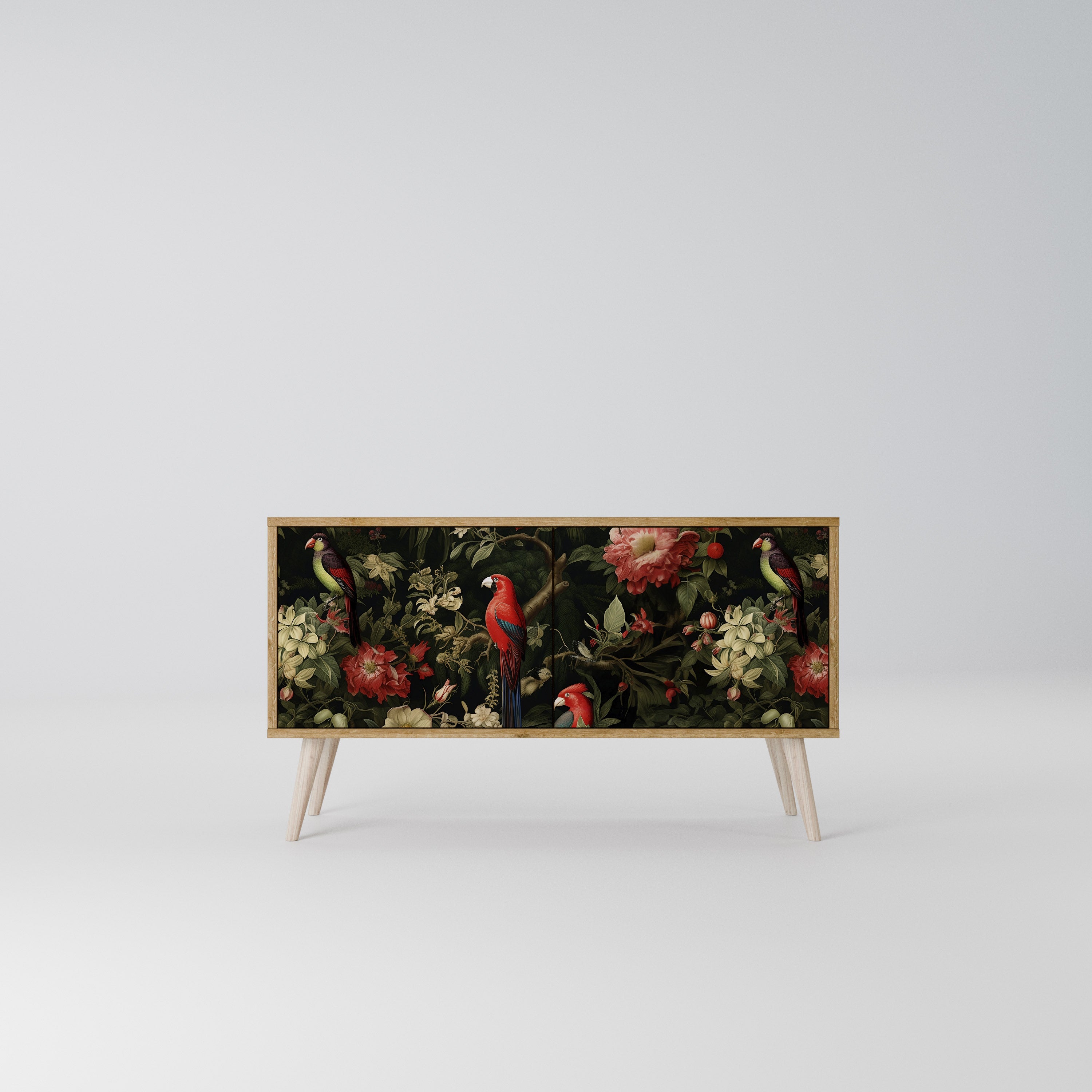 FLORAL FANTASIA Kompaktowa szafka RTV 2-drzwiowa