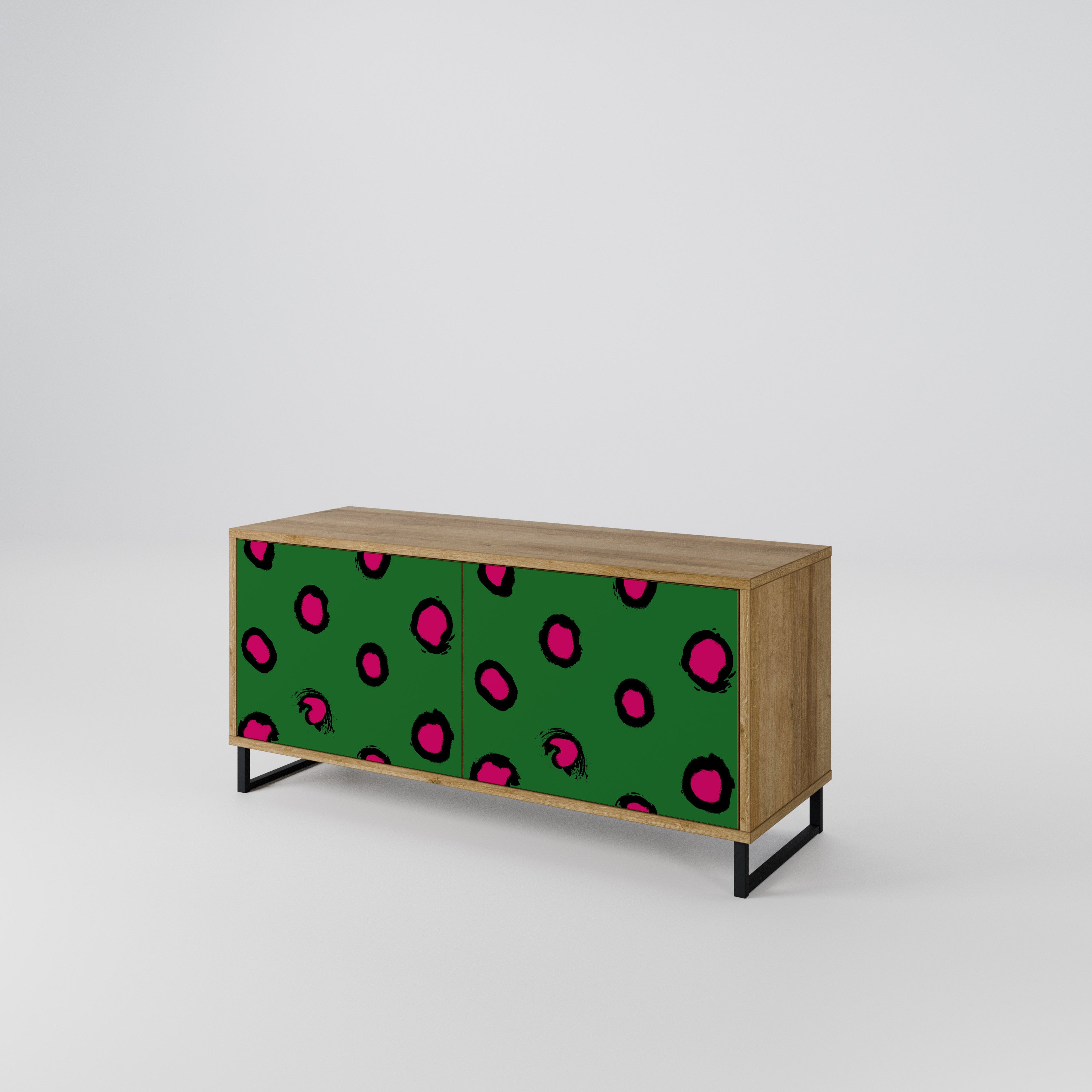 FUNKY SPOTS Kompaktowa szafka RTV 2-drzwiowa