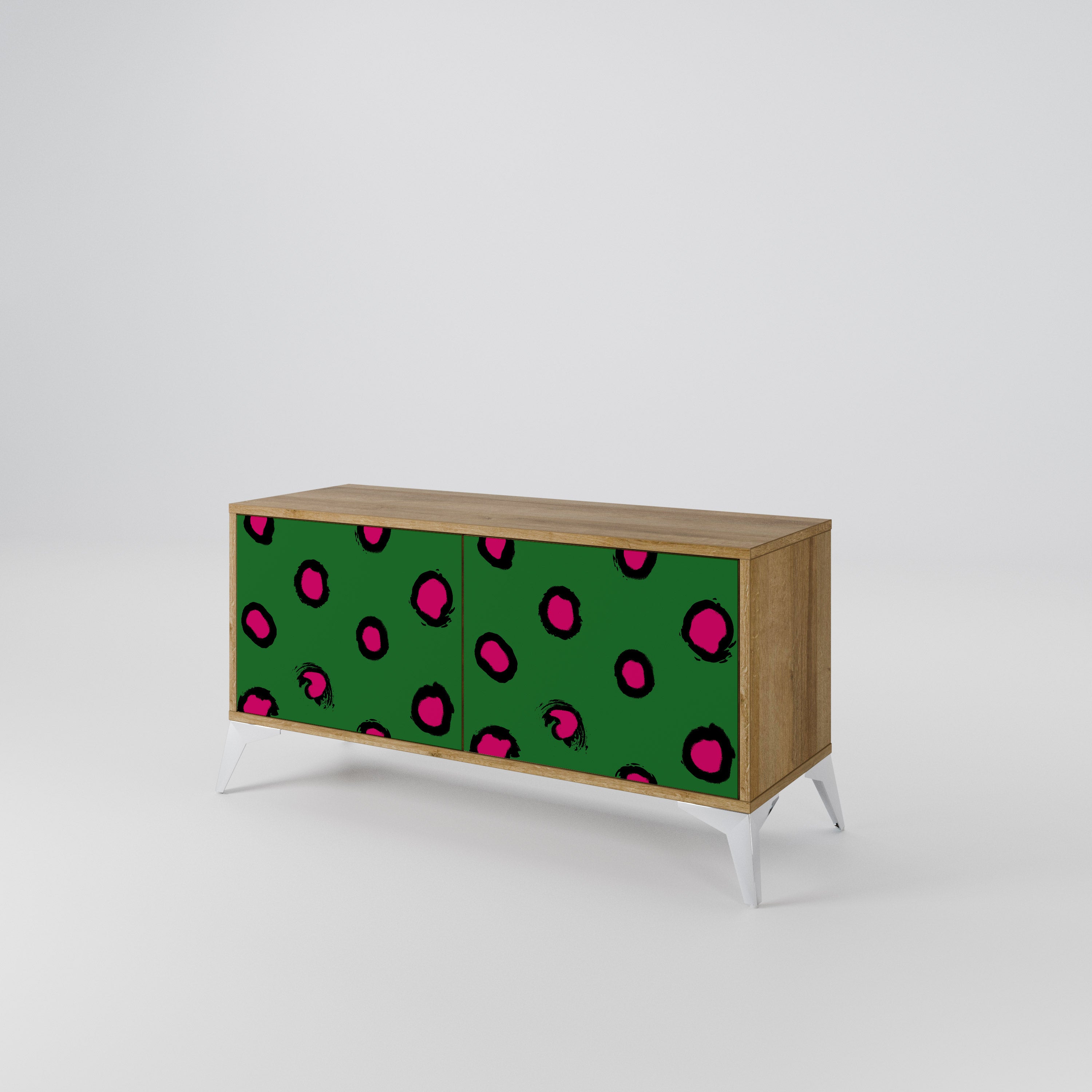FUNKY SPOTS Kompaktowa szafka RTV 2-drzwiowa
