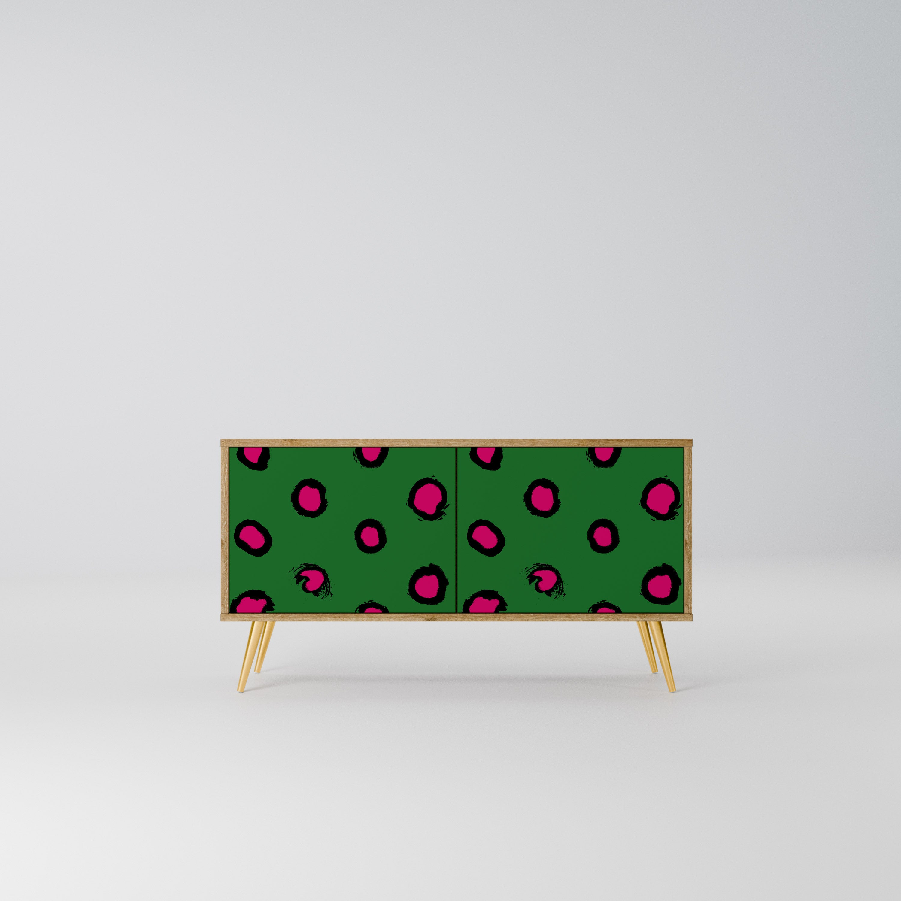 FUNKY SPOTS Kompaktowa szafka RTV 2-drzwiowa