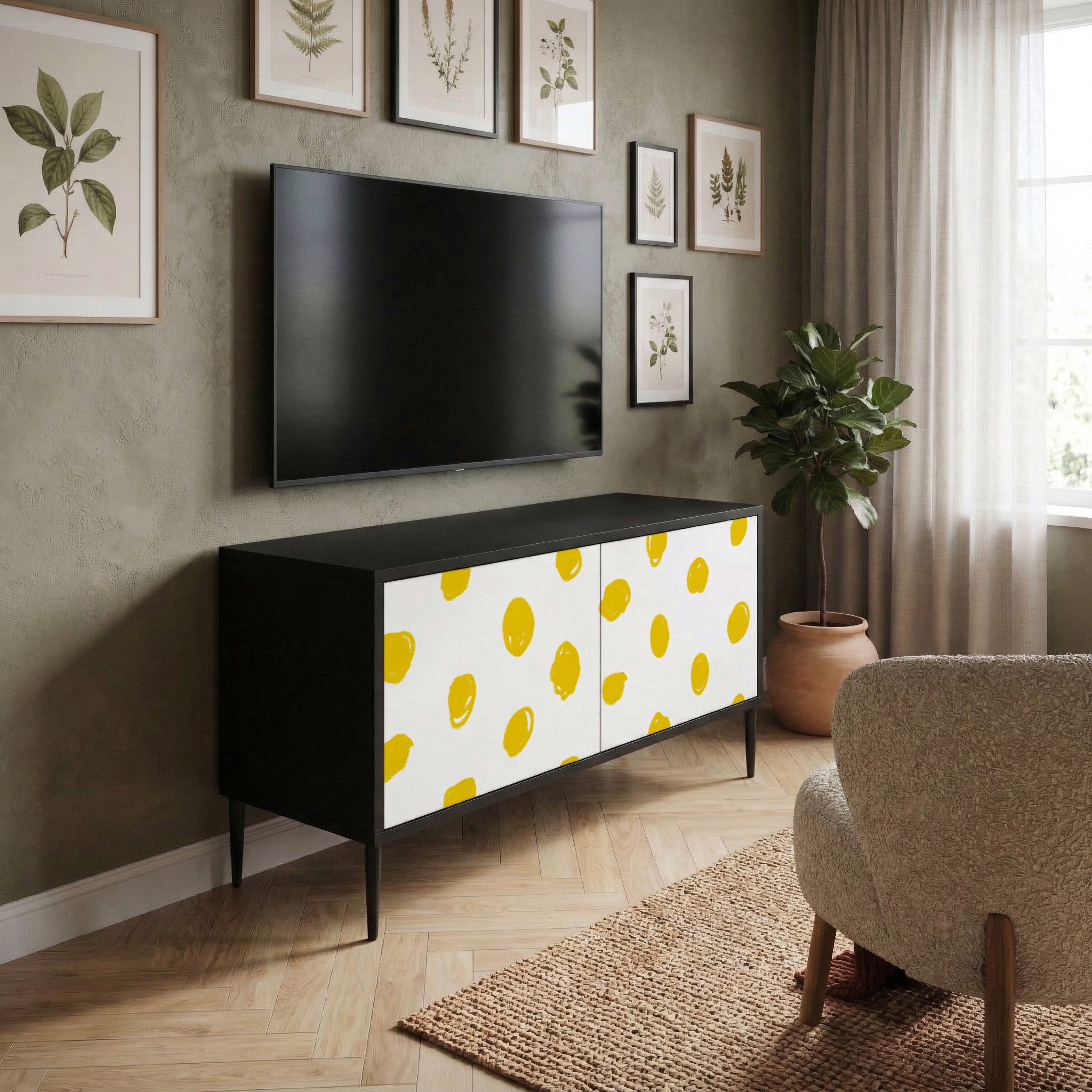 RADIANT REVERIE Kompaktowa szafka RTV 2-drzwiowa