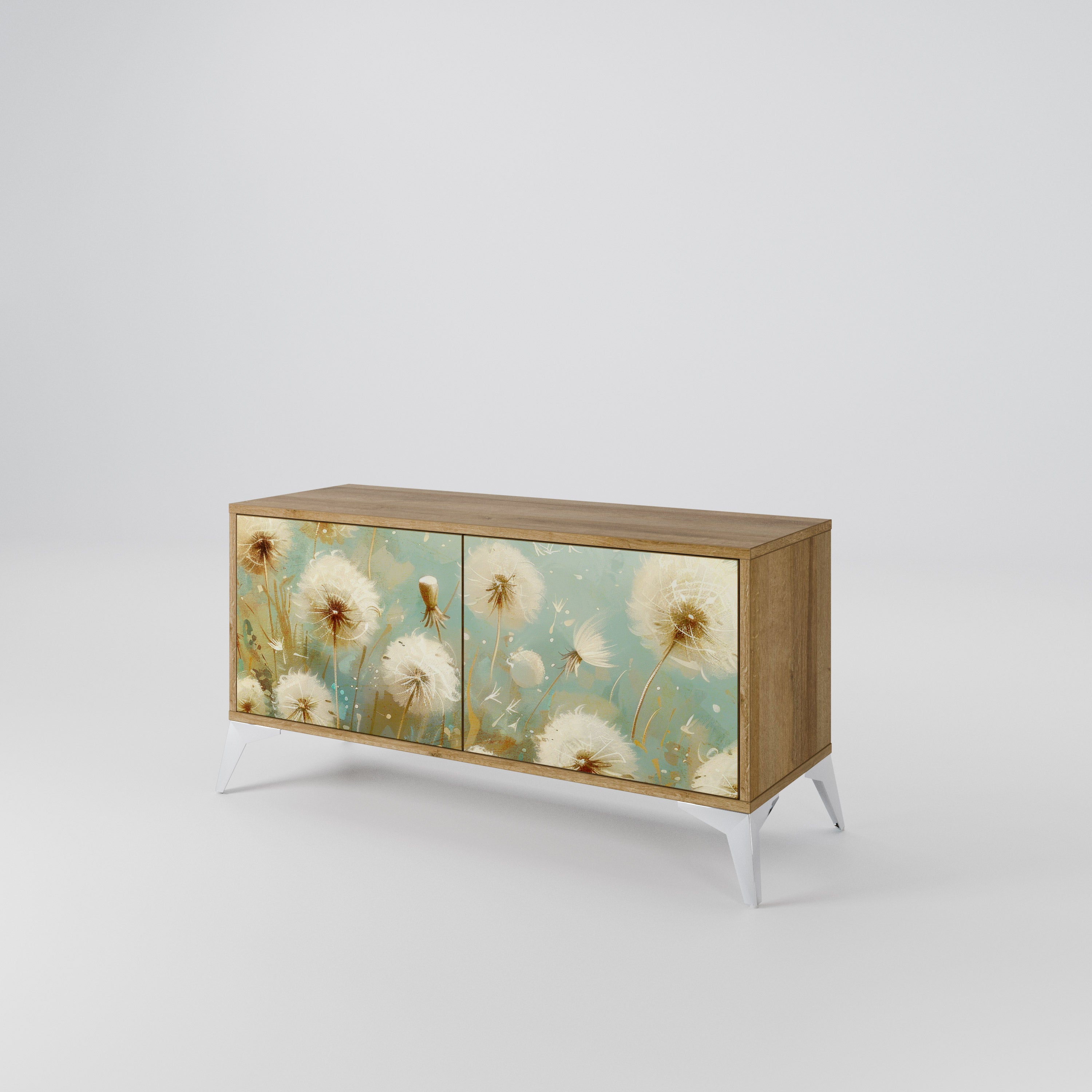 DREAMY MEADOW Kompaktowa szafka RTV 2-drzwiowa