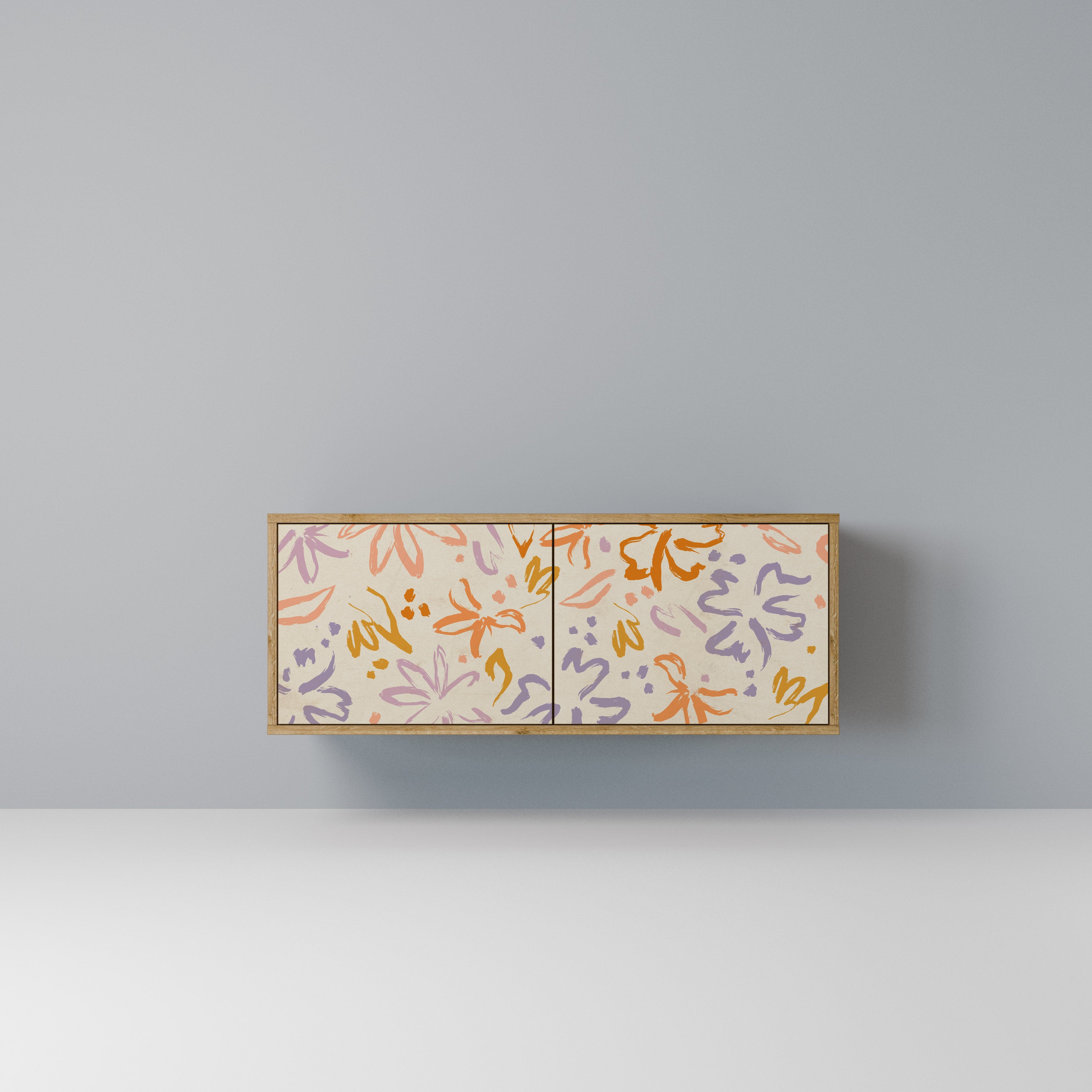 SPRING WHIMSY Kompaktowa szafka RTV 2-drzwiowa