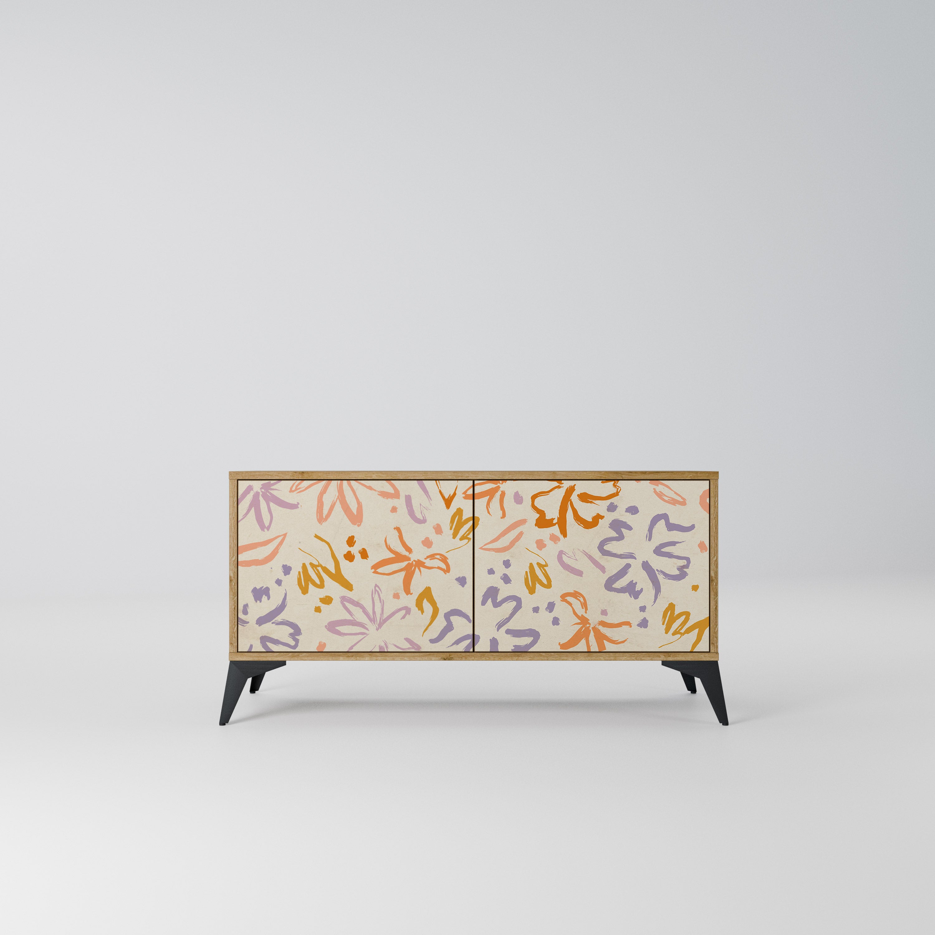 SPRING WHIMSY Kompaktowa szafka RTV 2-drzwiowa
