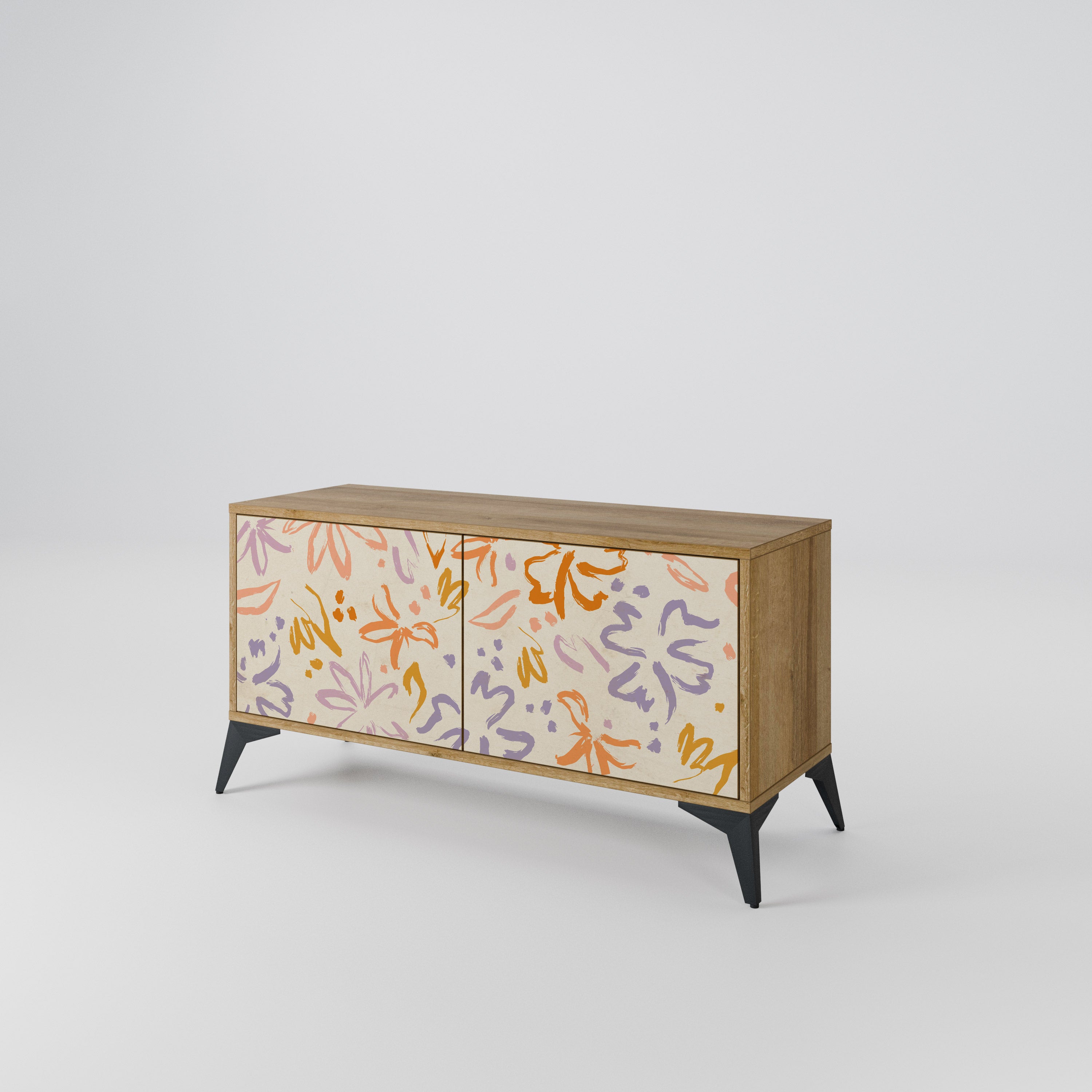 SPRING WHIMSY Kompaktowa szafka RTV 2-drzwiowa