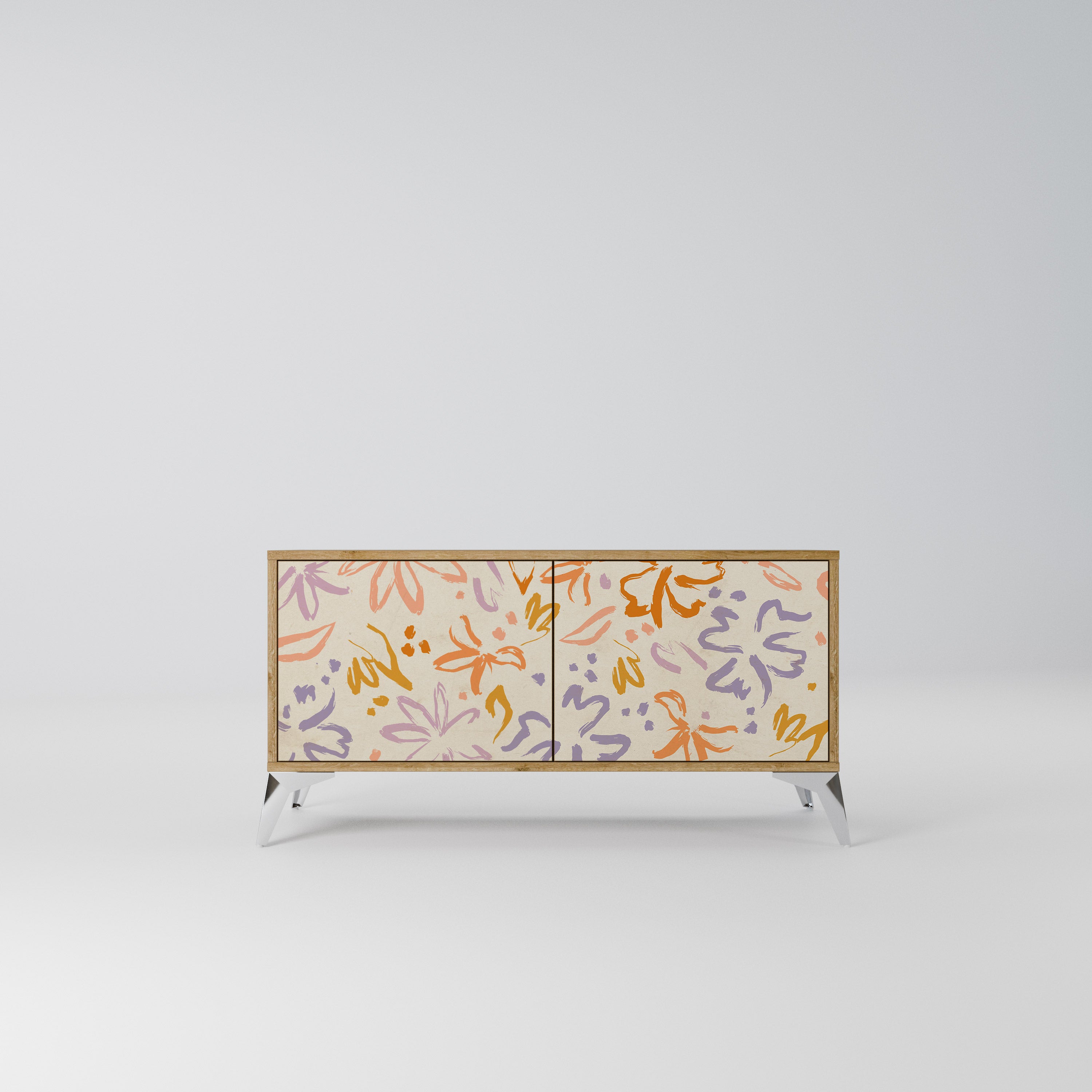 SPRING WHIMSY Kompaktowa szafka RTV 2-drzwiowa